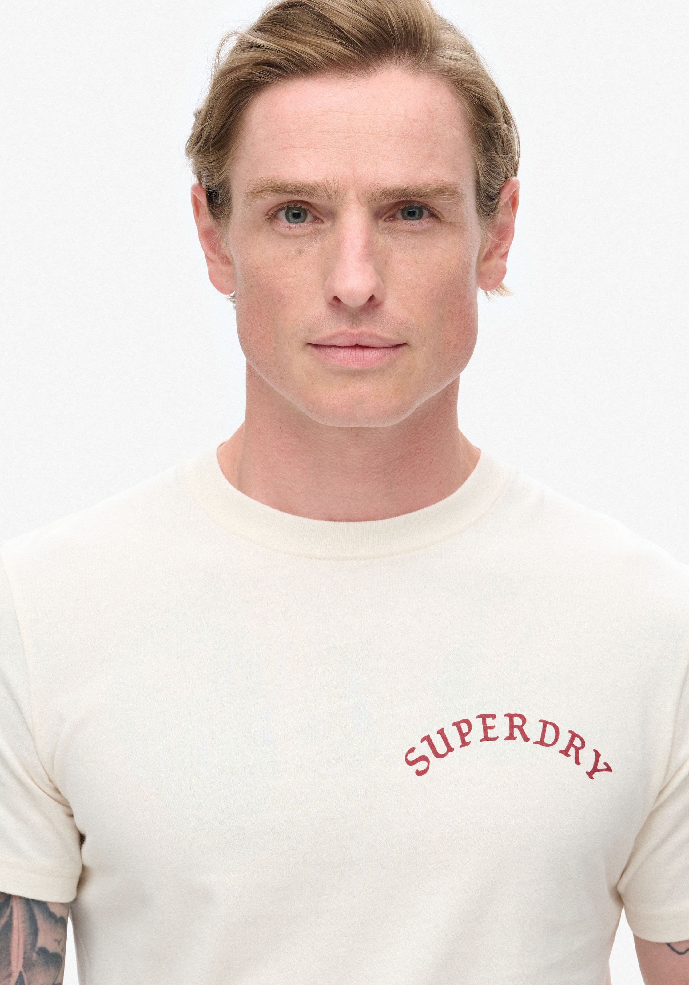 Superdry Palaidinė apvalia iškirpte »TATTOO GRA...