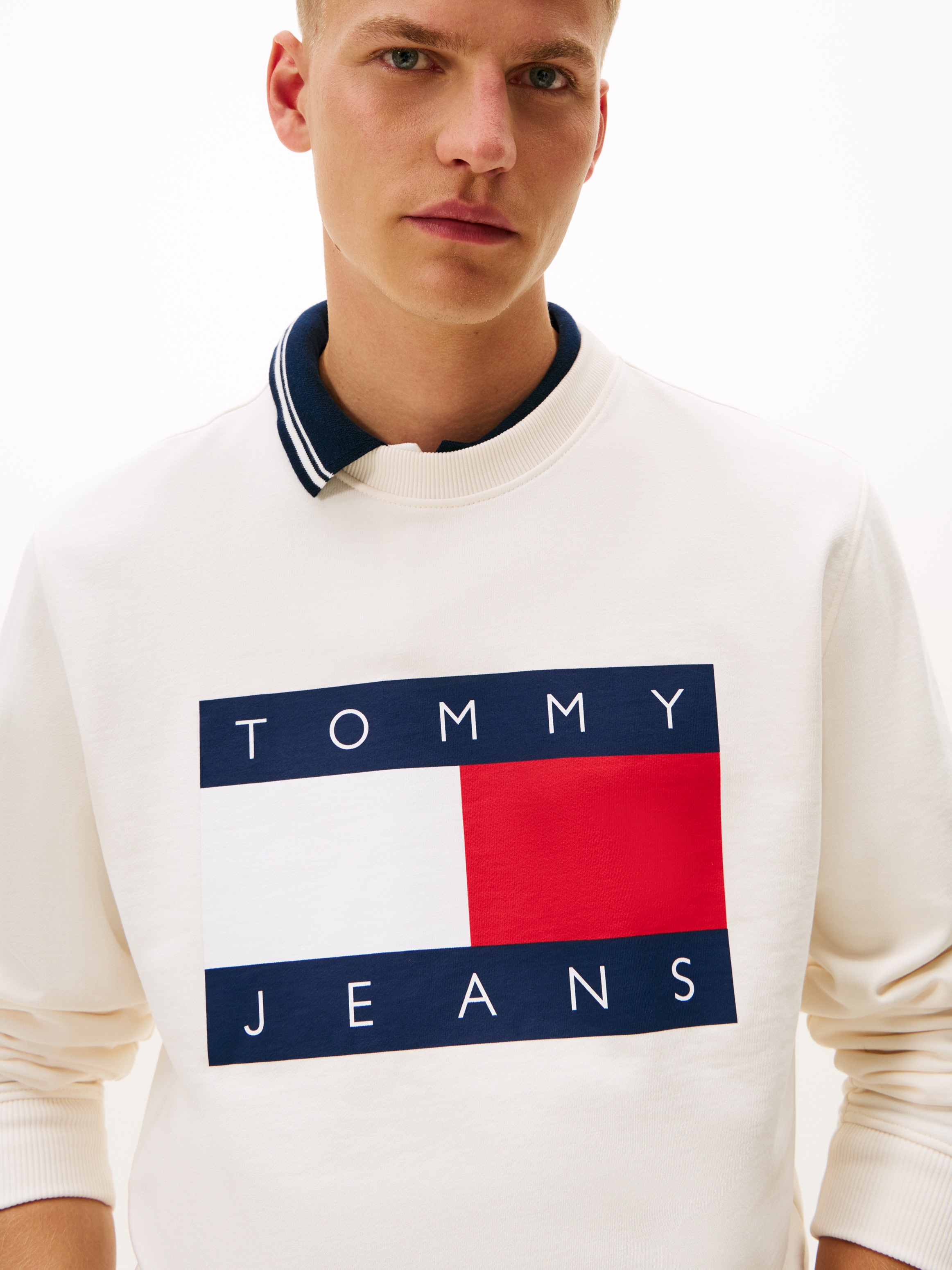 Tommy Jeans Sweatshirt "TJM BIG FLAG CREWNECK", regular fit günstig online kaufen