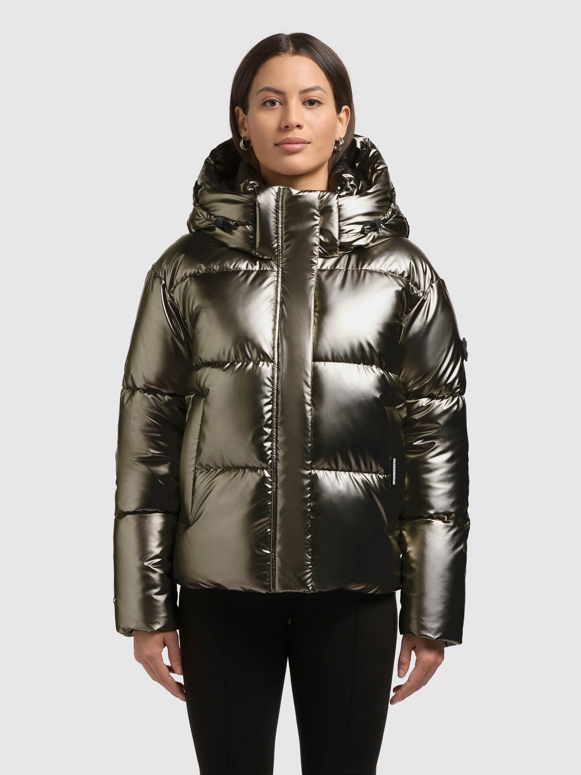 khujo Steppjacke »DEVINA2 SHINY« mit Kapuze