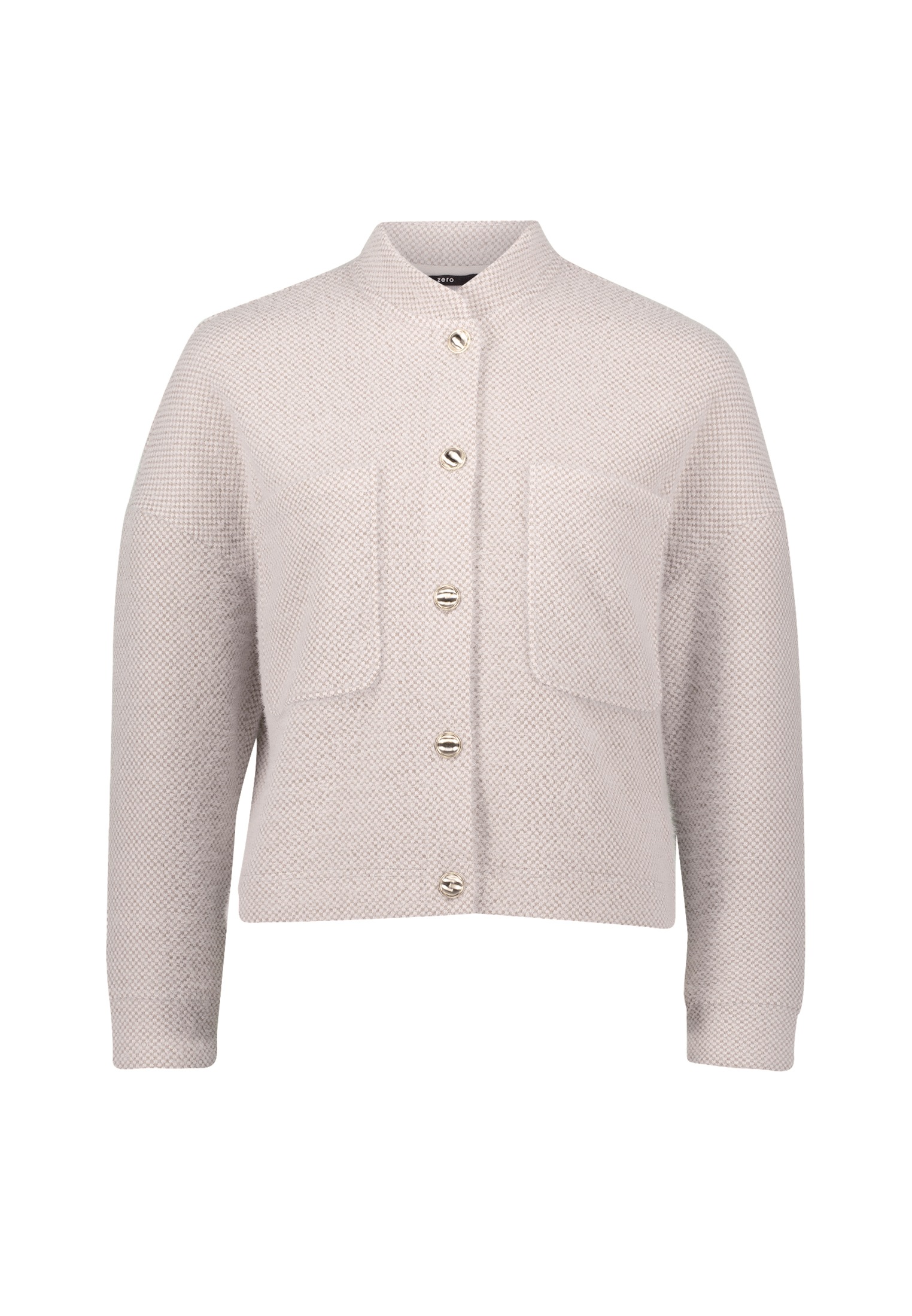 Zero Jackenblazer "zero Damen Sweatblazer strukturiert mit Knopfleiste", Kn günstig online kaufen
