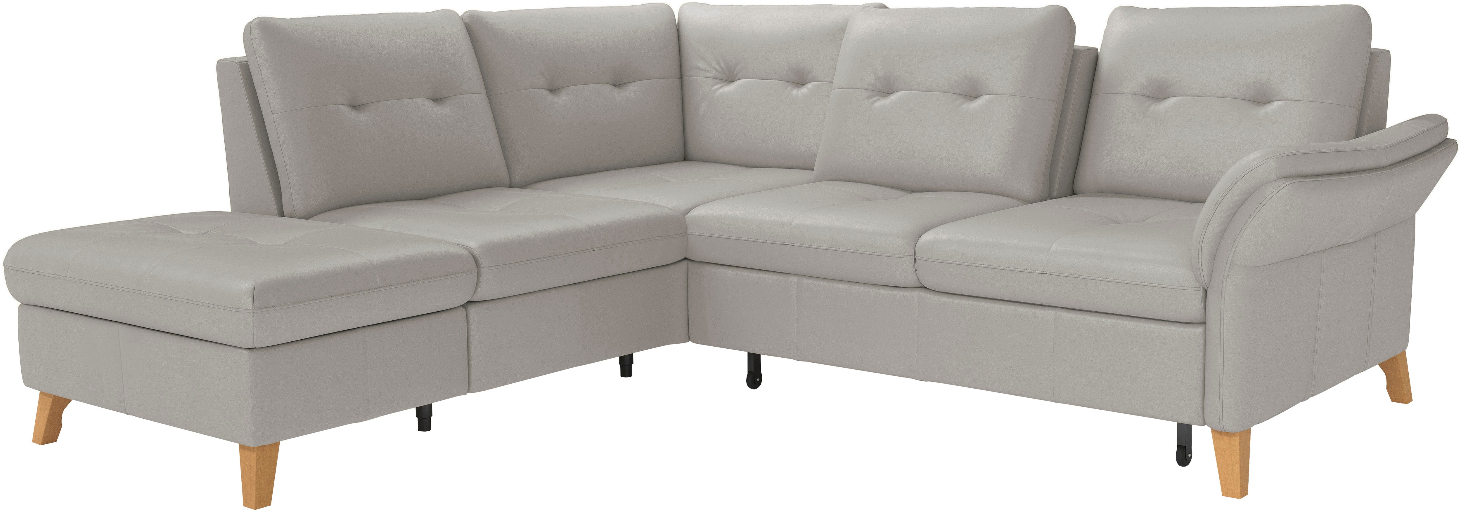 Thumbnail - sit&more Ecksofa "Göteborg" inkl. Sitztiefenverstellung, wahlweise mit Bettfunktion & Bettkasten