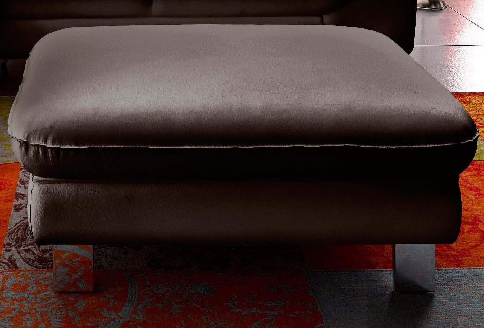 COTTA Polstergarnitur »Driver L-Form«, (Set), Set bestehend aus: Ecksofa mit Kopfteilverstellung & Hocker