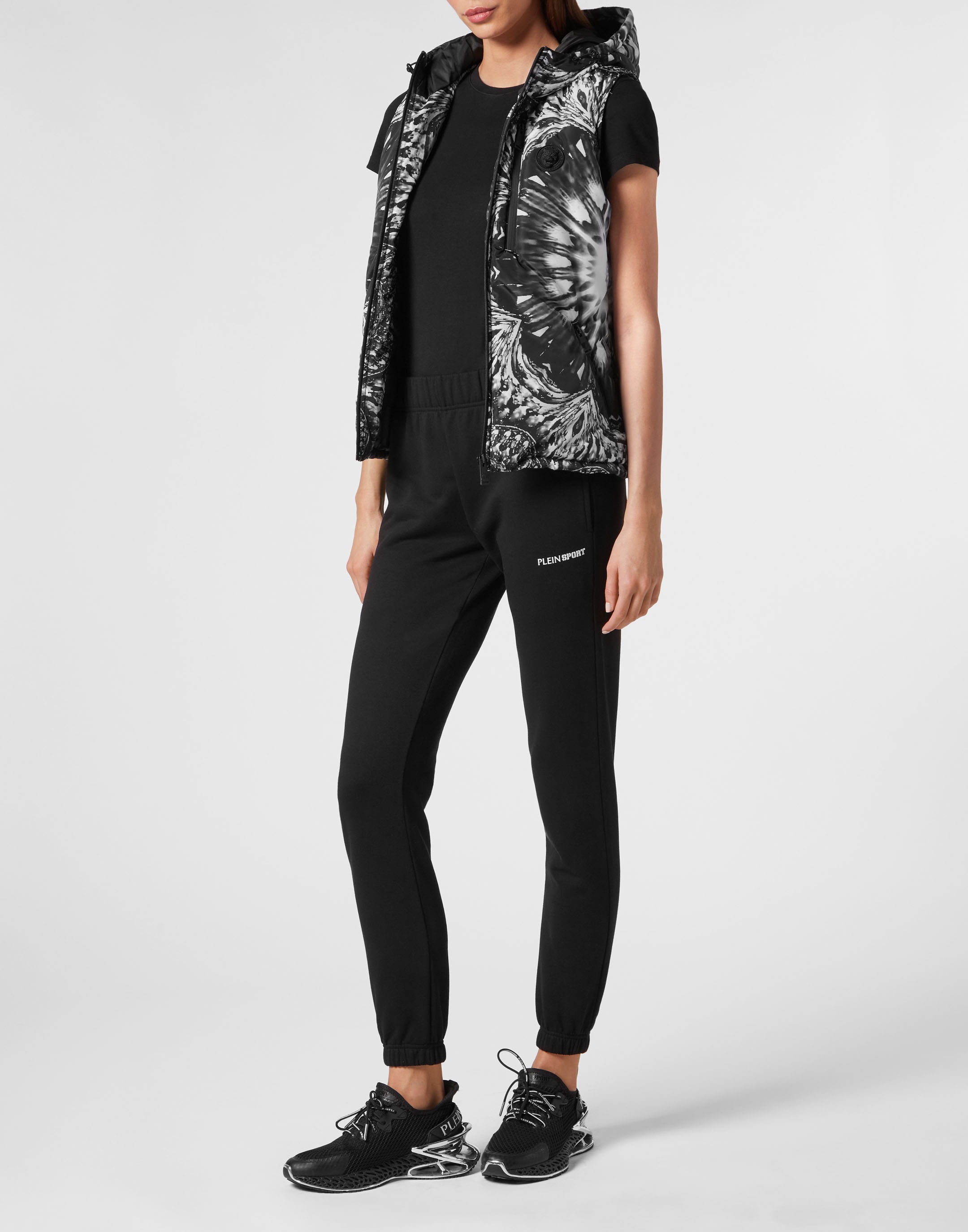 PLEIN SPORT Kurzweste »Optical Flower«
