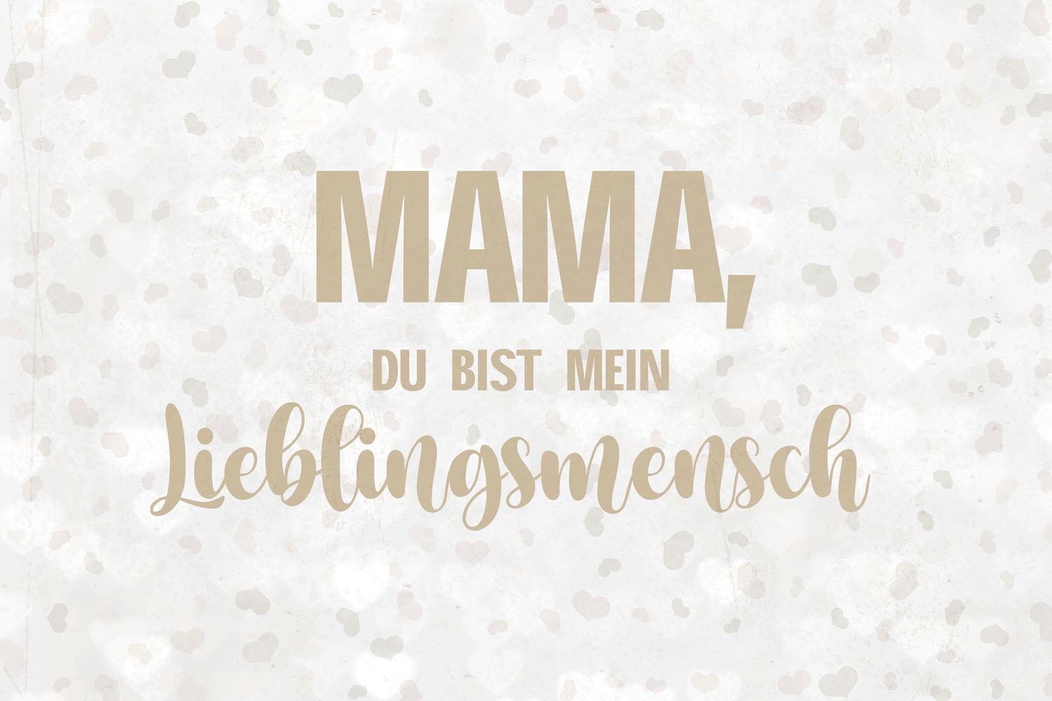 queence Metallbild "Lieblingsmensch Mama", Schriftzüge-Schriftzug, (1 St.), günstig online kaufen