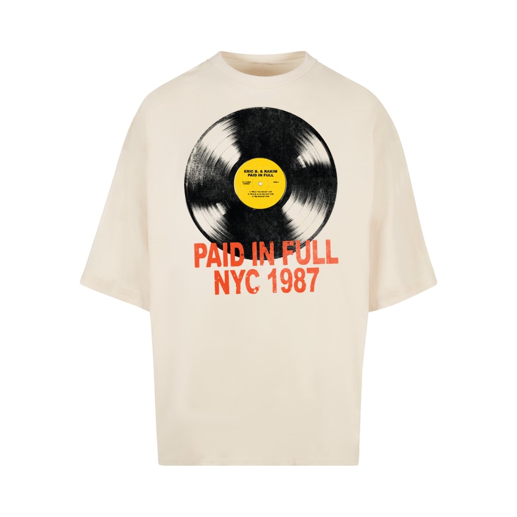 Merchcode T-Shirt »Merchcode Herren Eric B & Rakim - Paid in full NYC 1987 Huge Tee«, (1 tlg.)