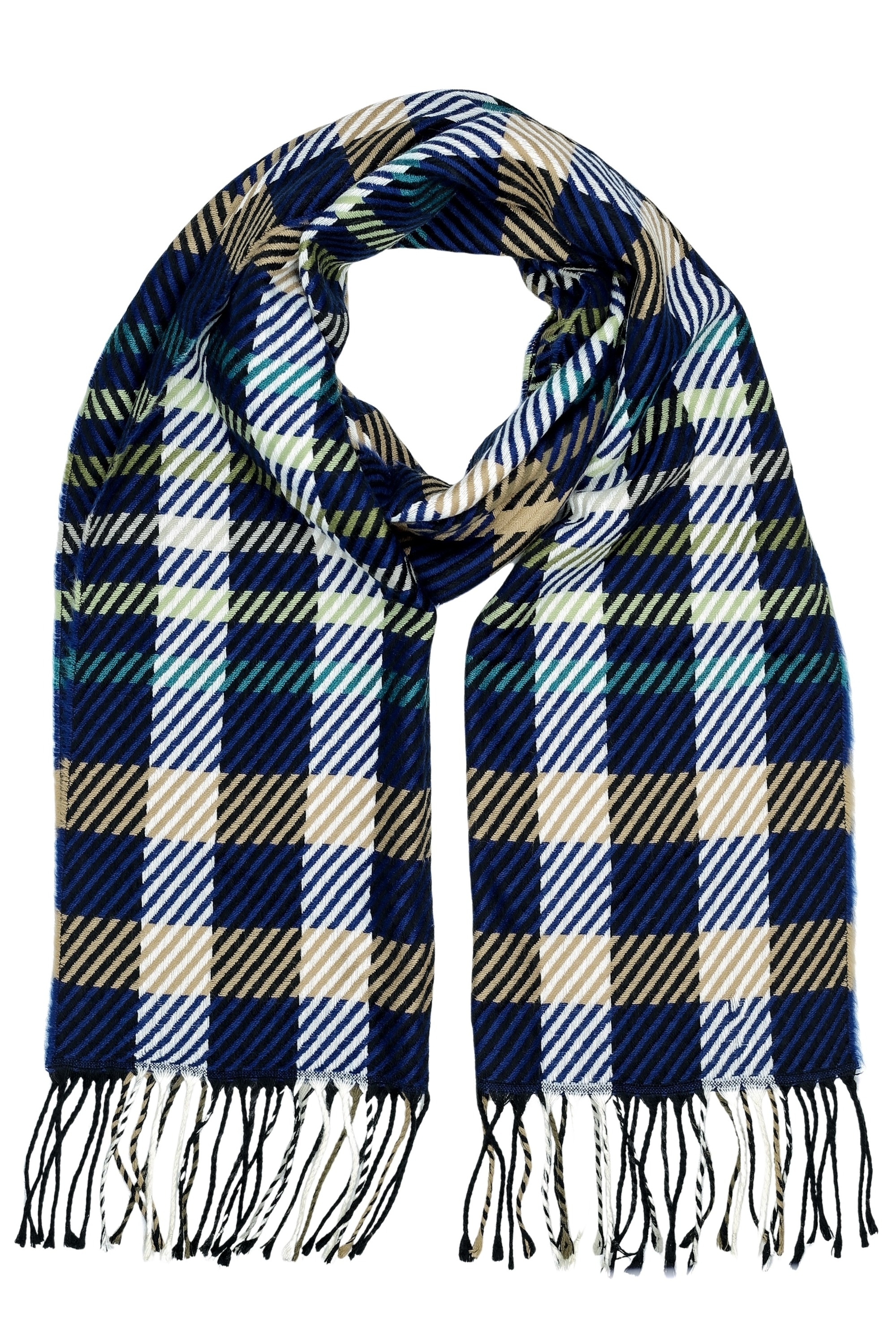 COLLEZIONE ALESSANDRO Wollschal »Elegant«, moderner Karoschal, Made in Italy