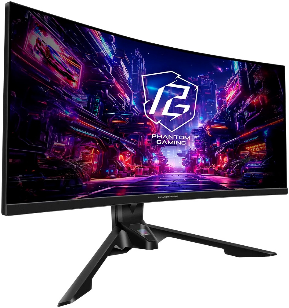 Asrock Curved-LED-Monitor »PG34QR«, 86 cm/34 Zoll, 3440 x 1440 px, UWQHD, 1 ms Reaktionszeit, 180 Hz