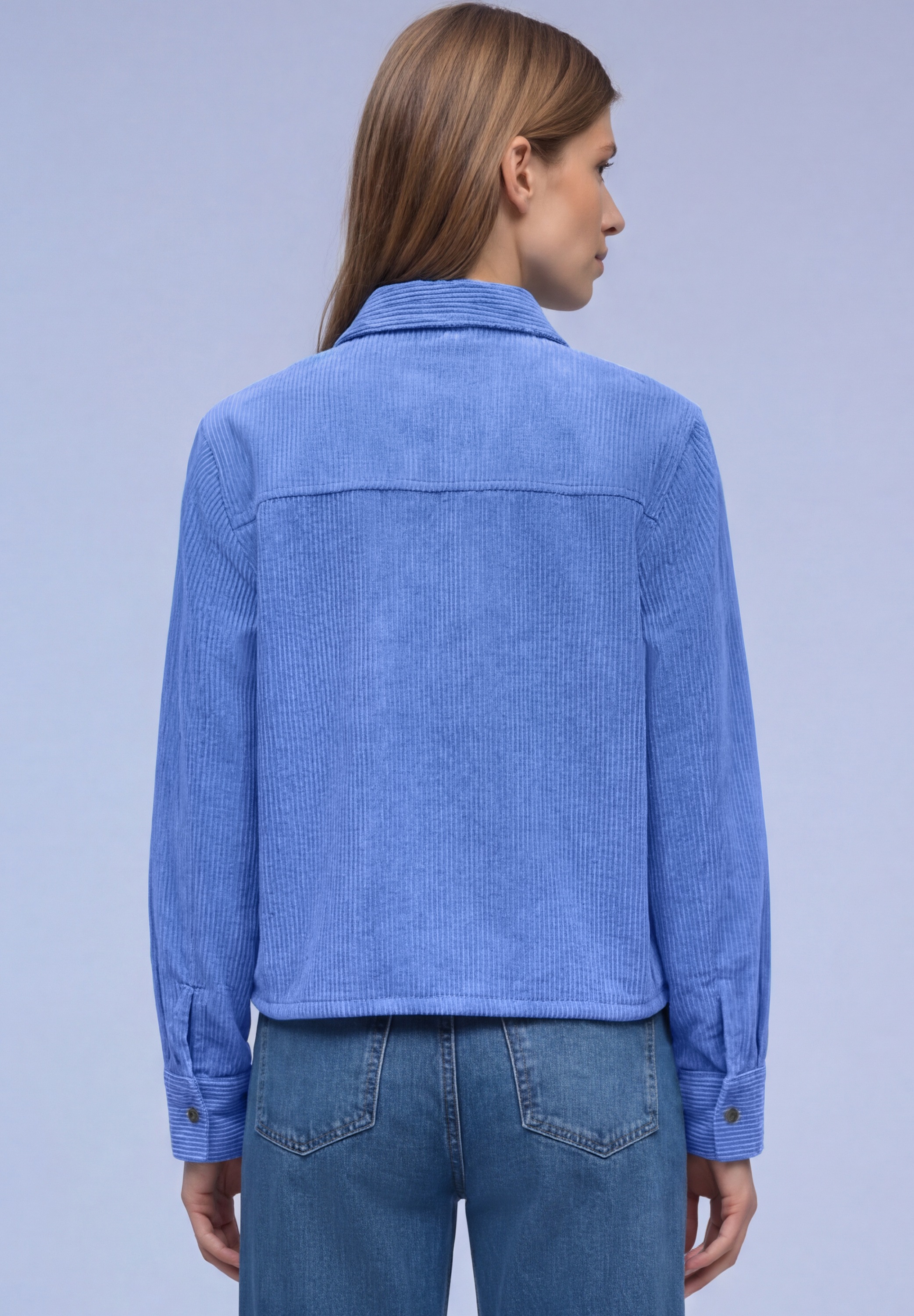 STREET ONE Langarmbluse in Cord-Qualität günstig online kaufen