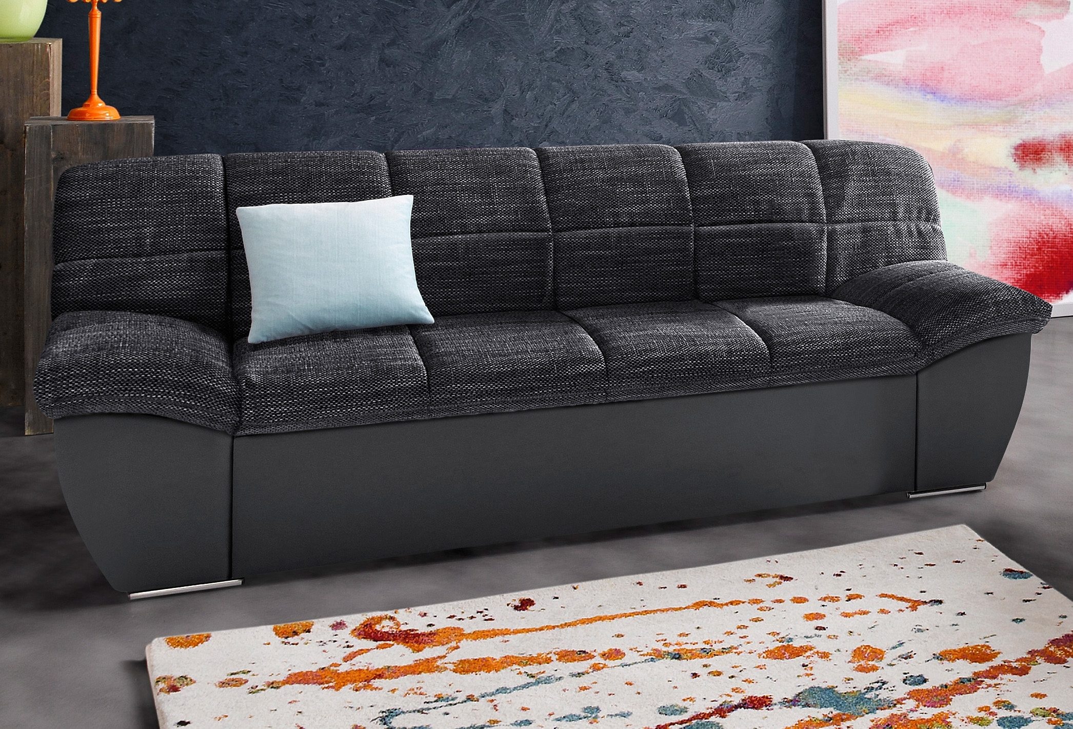 DOMO collection 2-Sitzer "Splash, aktuelle Sitz- und Rückensteppung, komfor günstig online kaufen