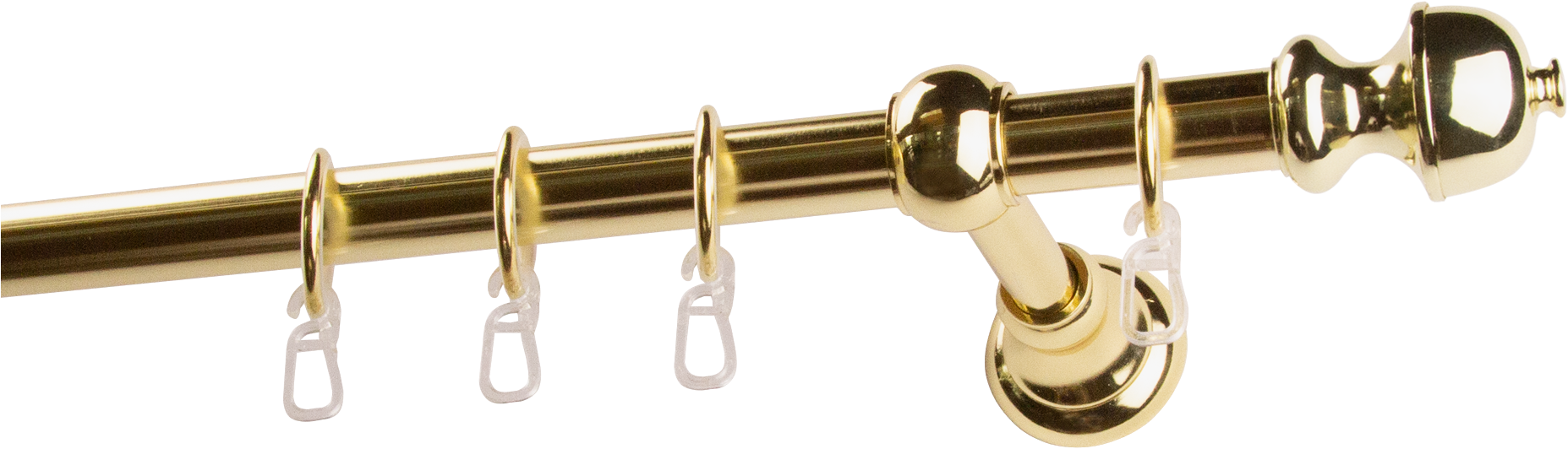 GARESA Gardinenstange "ANDREA" Ø 20 mm 1 läufig-läufig Wunschmaßlänge Vorha günstig online kaufen