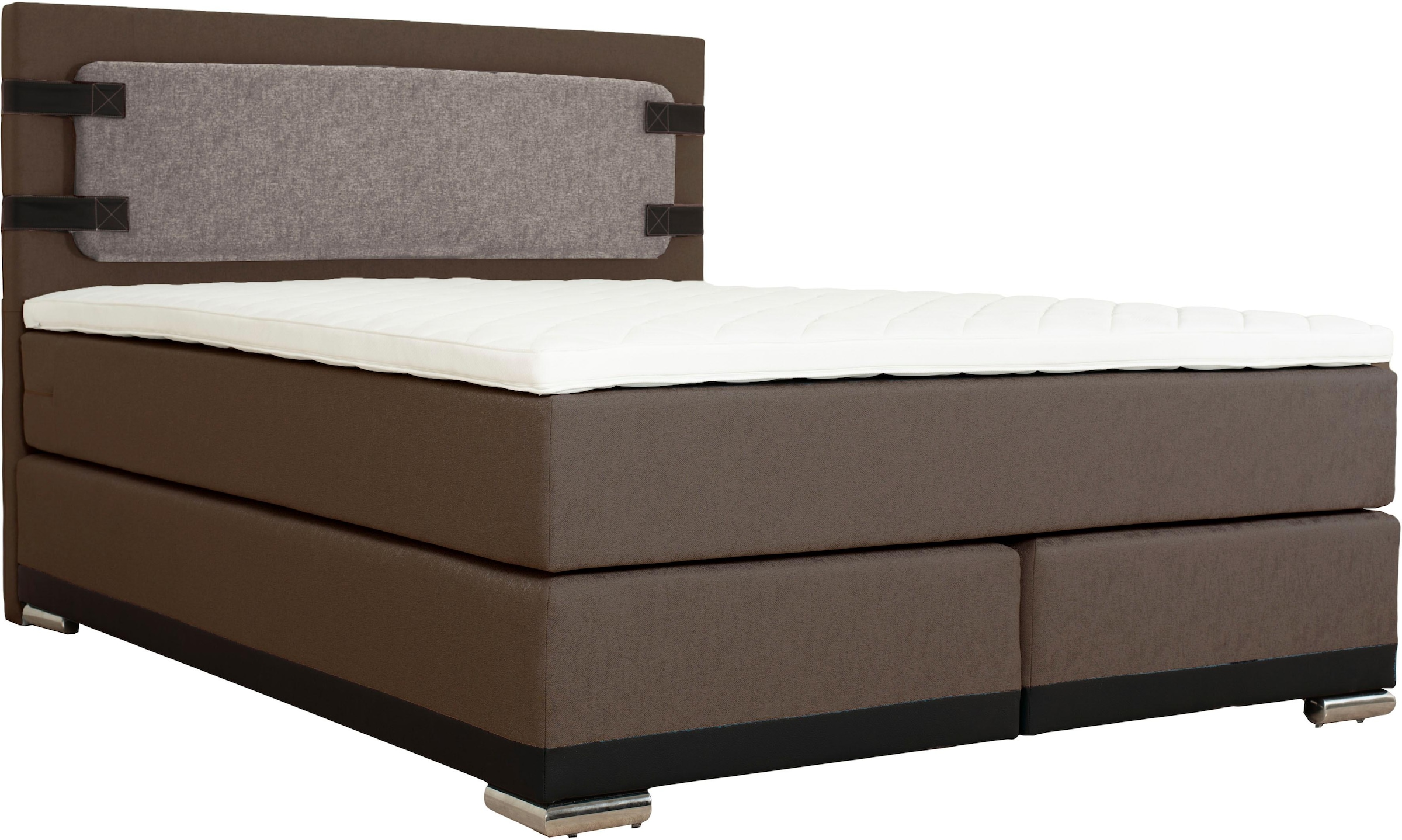 INOSIGN Boxspringbett »Strada«, incl. Topper, 3 Breiten, 3 Härtegrad-Ausführungen