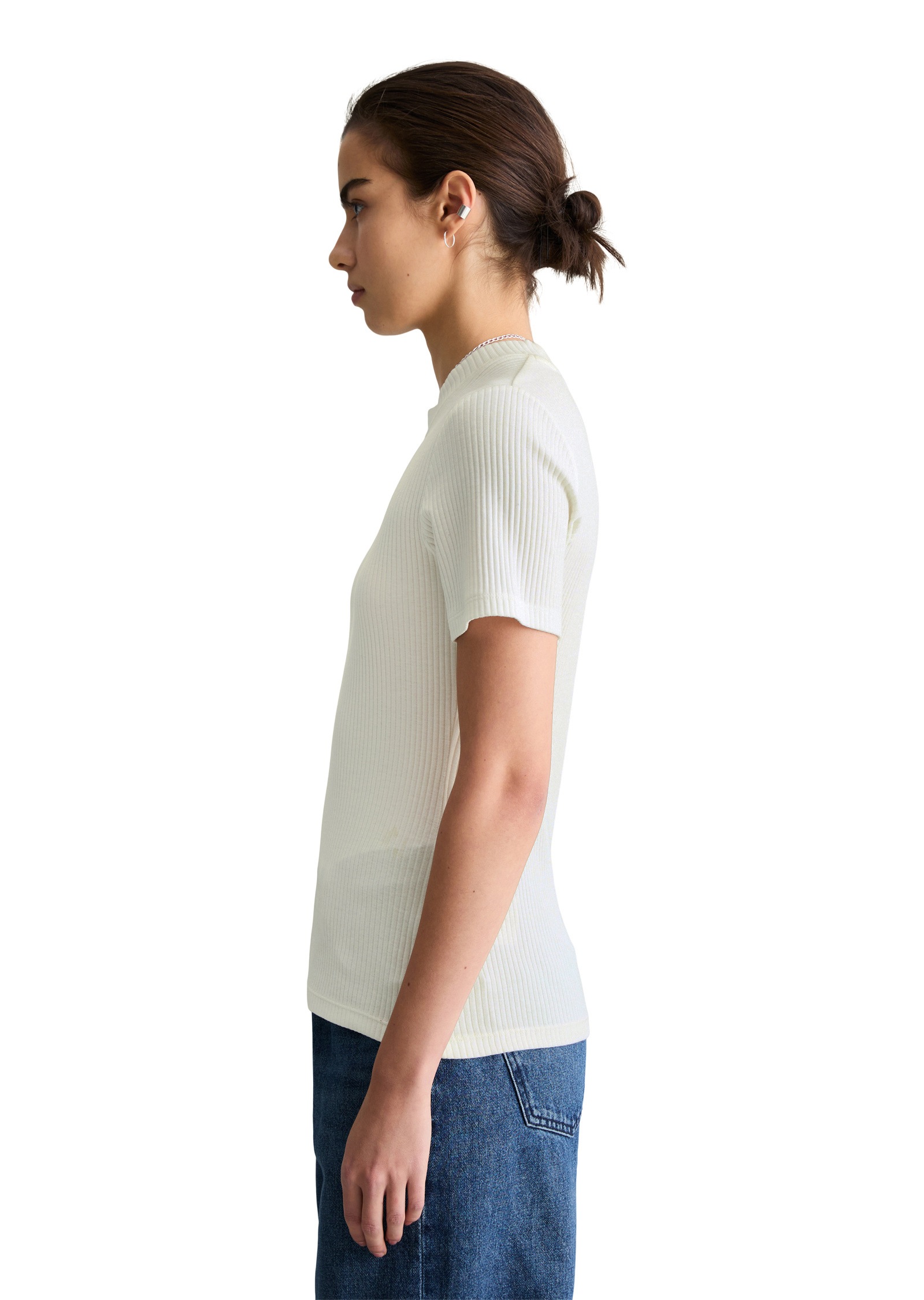 Marc OPolo DENIM T-Shirt "aus elastischem Bio-Baumwolle-Mix" günstig online kaufen