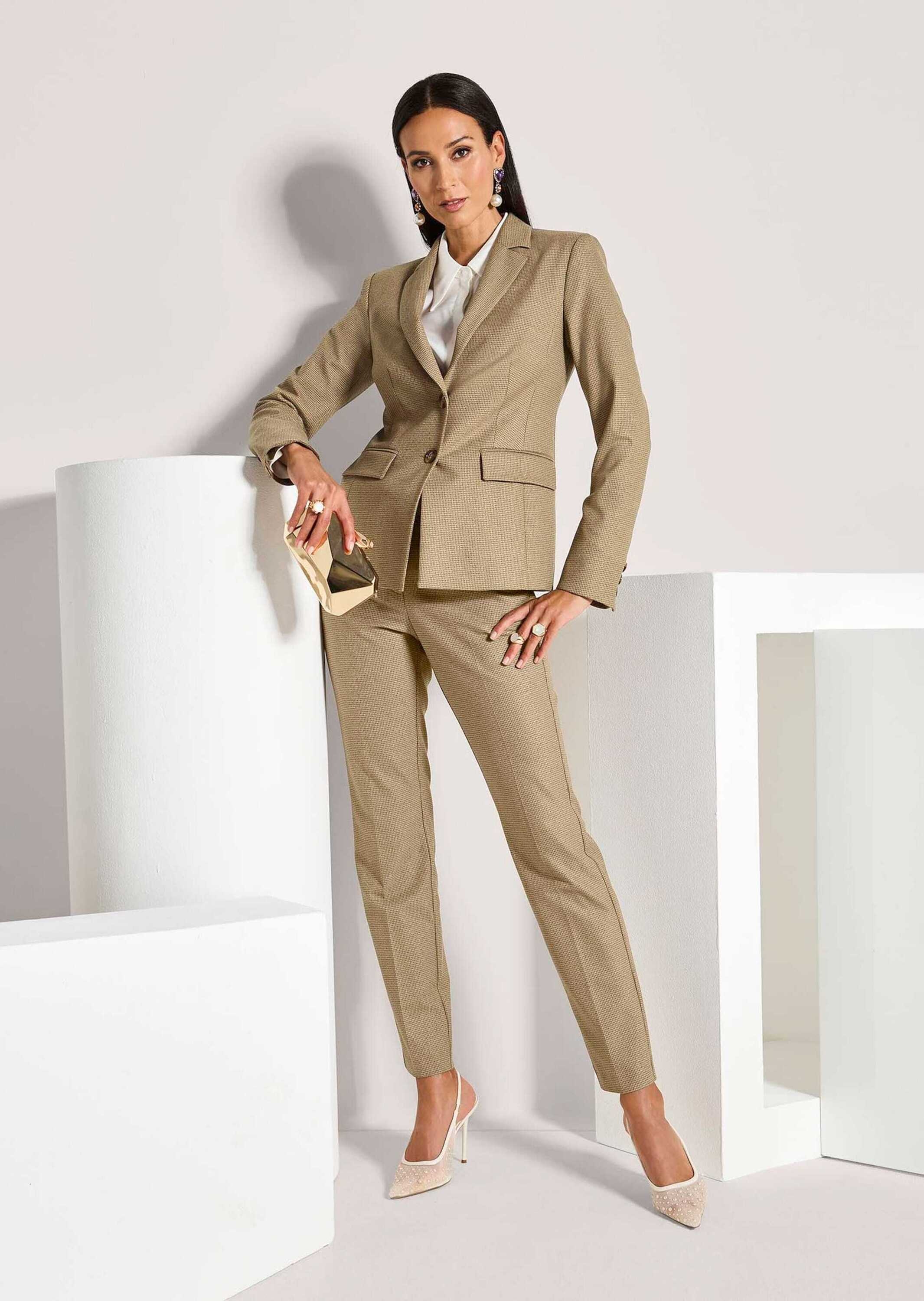 MADELEINE Jackenblazer »Blazer Eleganter Einreiher im Minimal-Design«