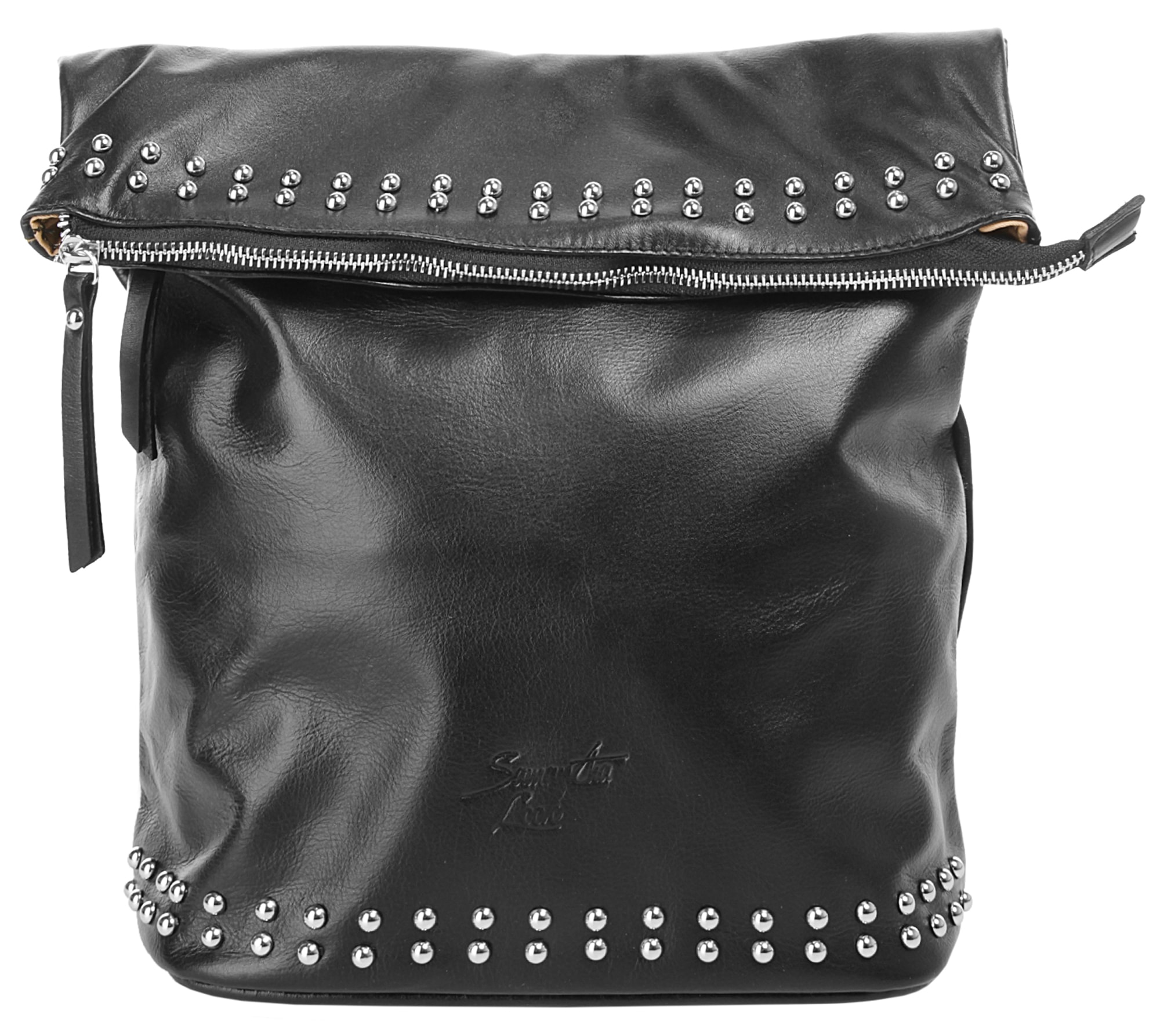 Samantha Look Cityrucksack, echt Leder, Made in Italy
