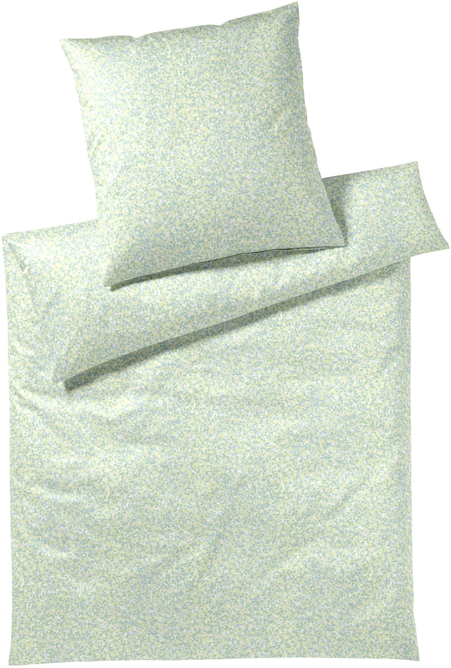 Elegante Bettwäsche "Little Dots" 2 Stk. tlg. angenehmes Hautgefühl günstig online kaufen