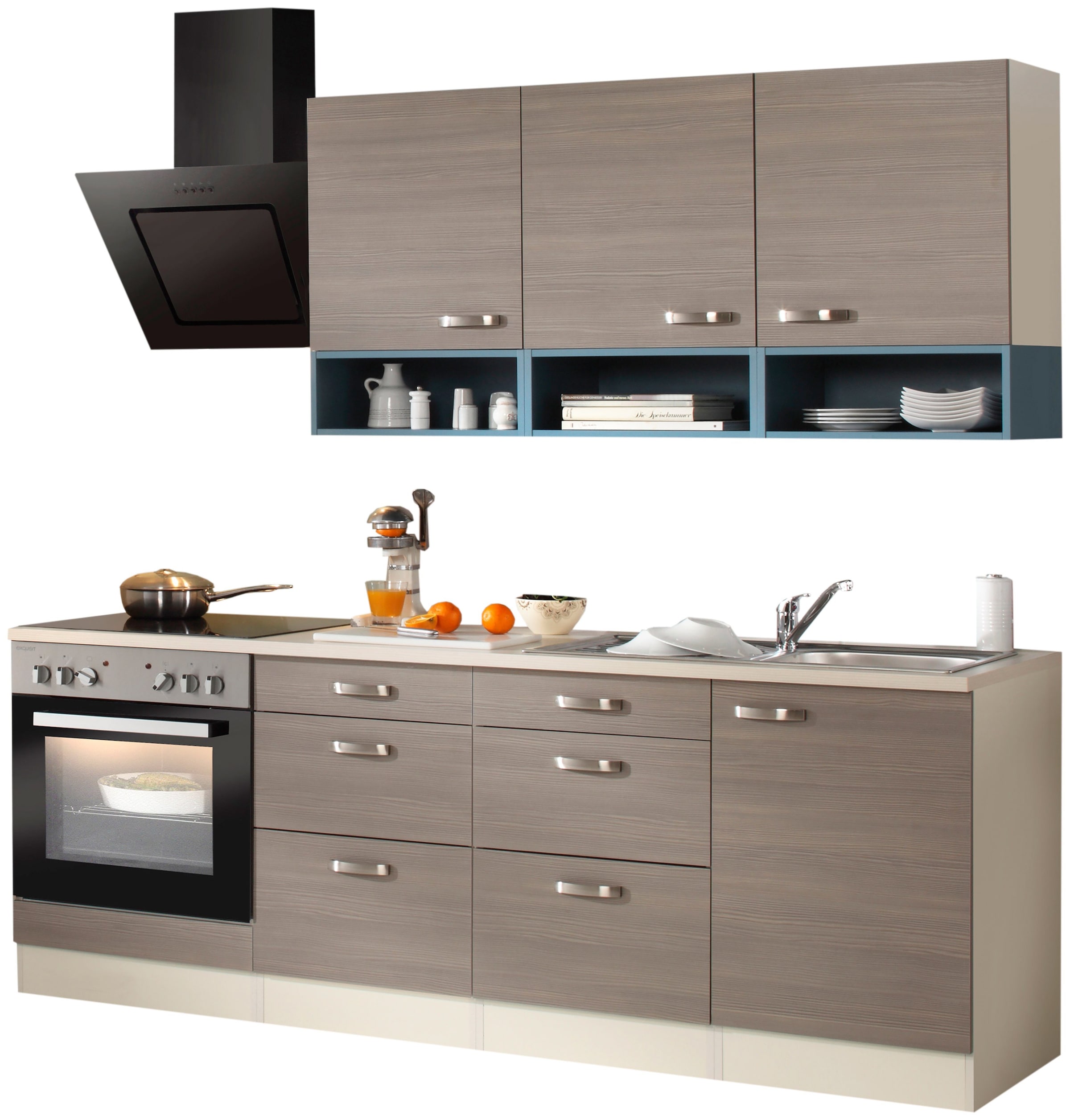 OPTIFIT Küchenzeile »Vigo«, mit E-Geräten, BAUR 210 cm bestellen Breite 