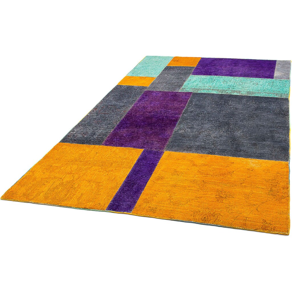 morgenland Wollteppich »Patchwork Patchwork 240 x 170 cm«, rechteckig