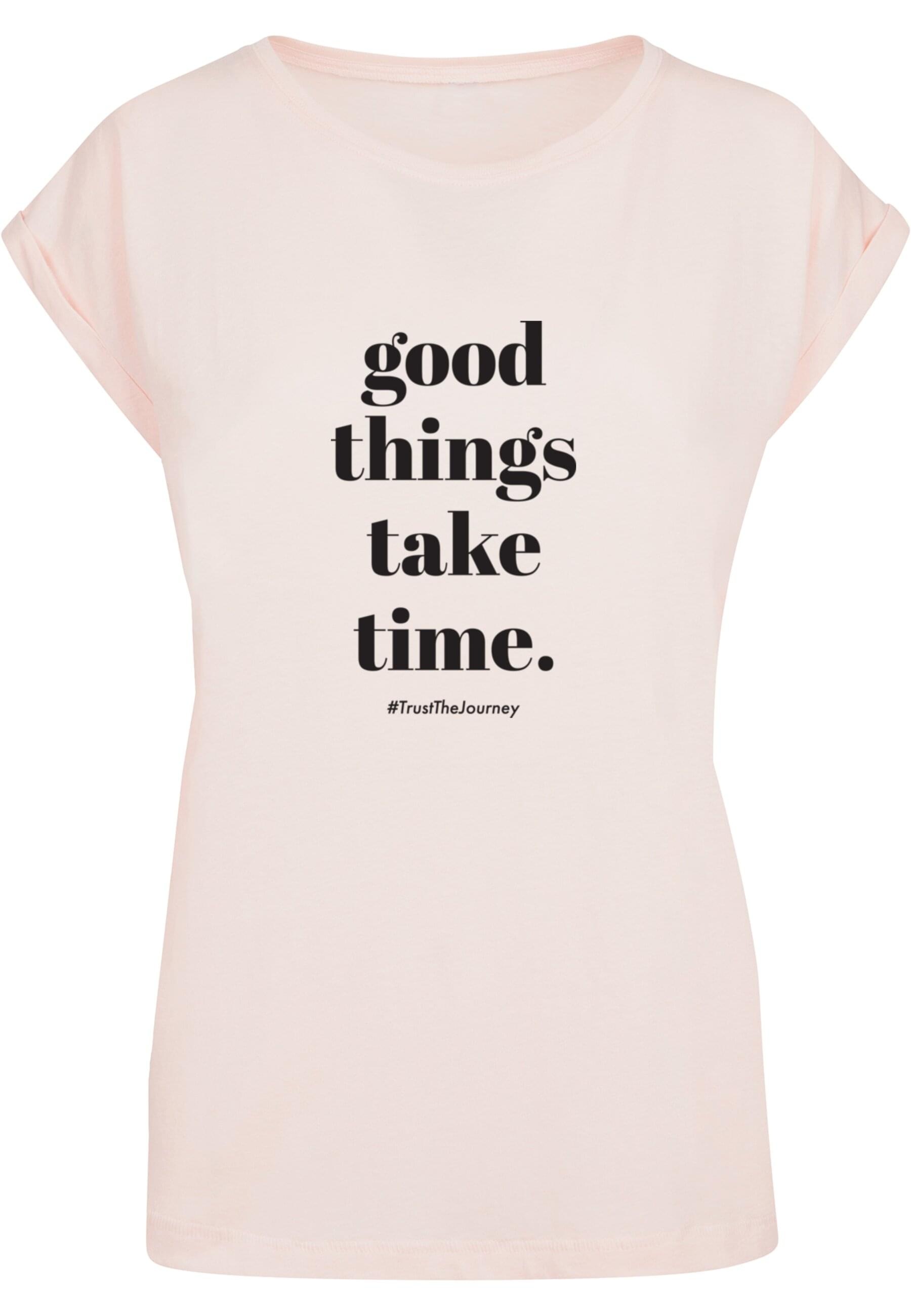 Merchcode T-Shirt "Merchcode Damen Ladies Good Things Take Time T-Shirt" 1 günstig online kaufen