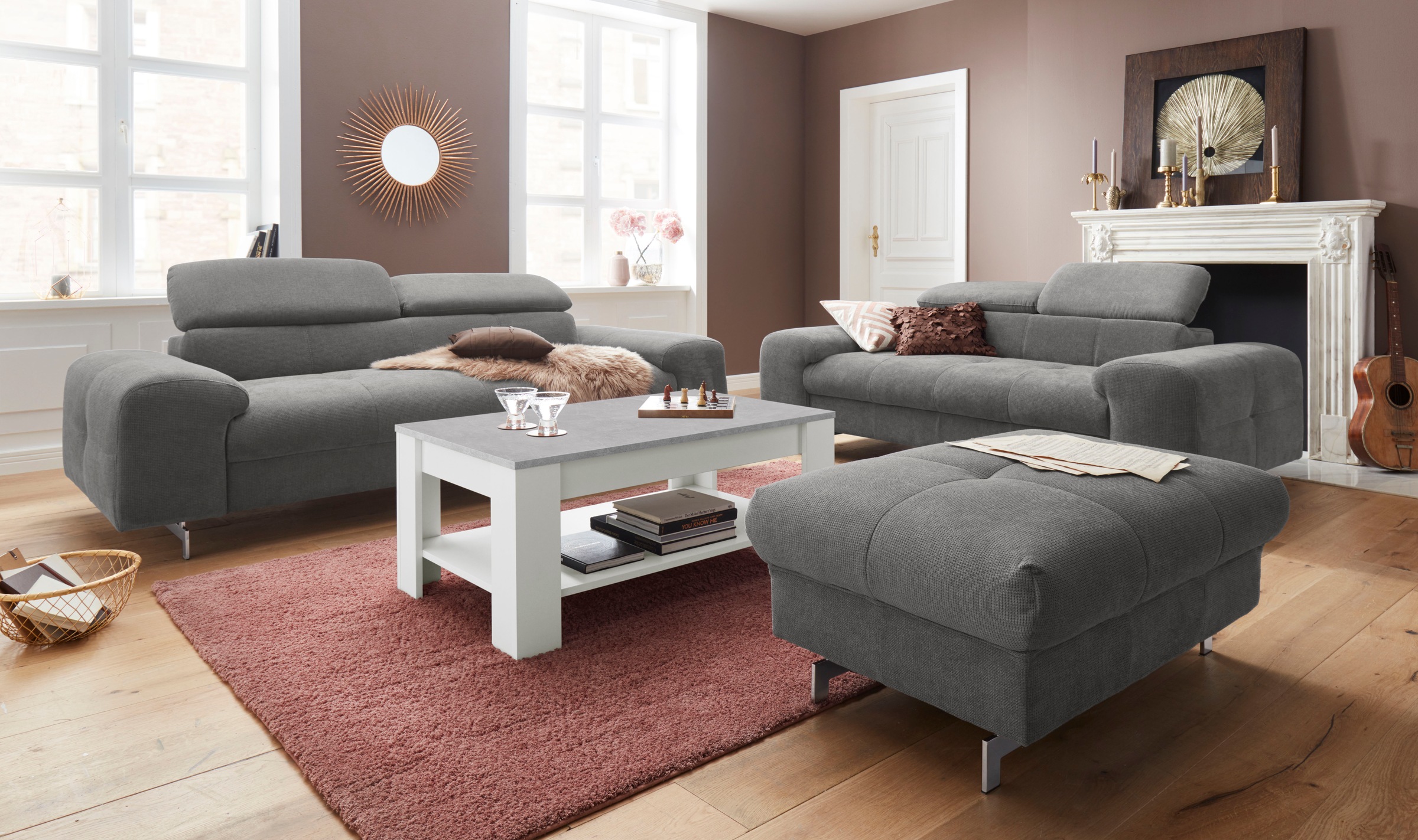 COTTA 2-Sitzer »Chef« mit Kopfteilverstellung