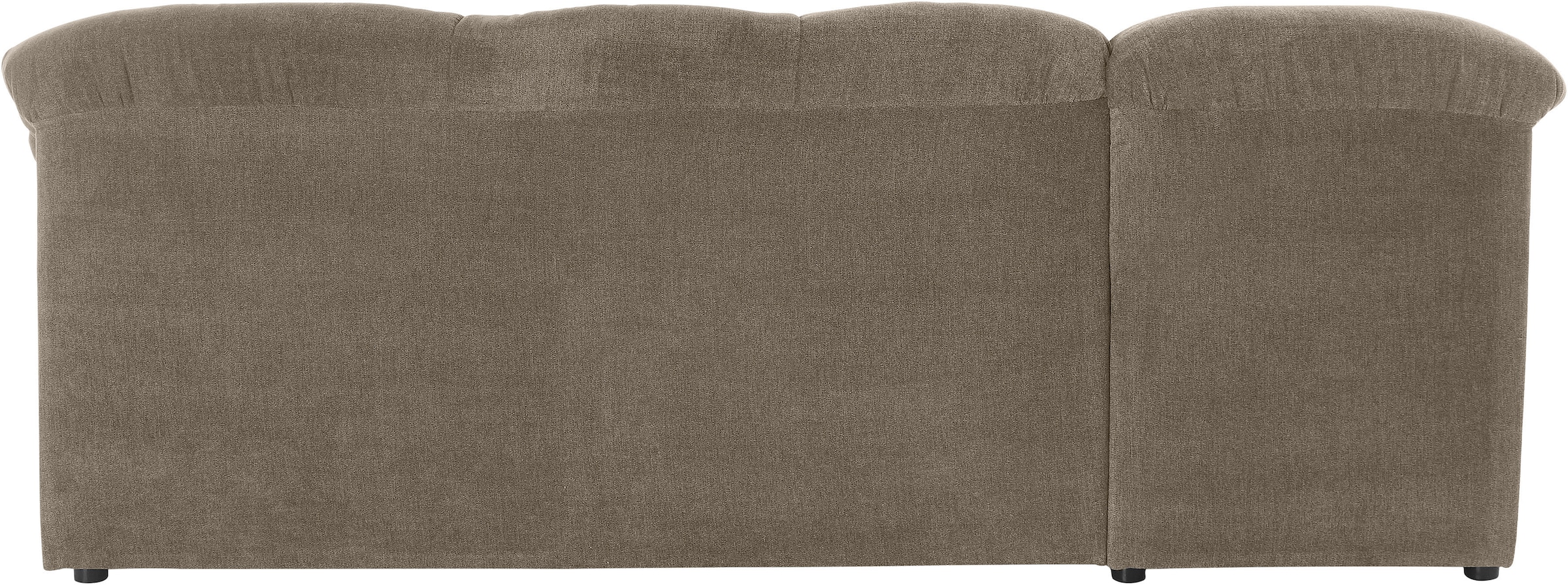 DOMO collection Ecksofa »Pegnitz, elegante Rückensteppung, komfortabel, L-Form«, wahlweise mit Bettfunktion