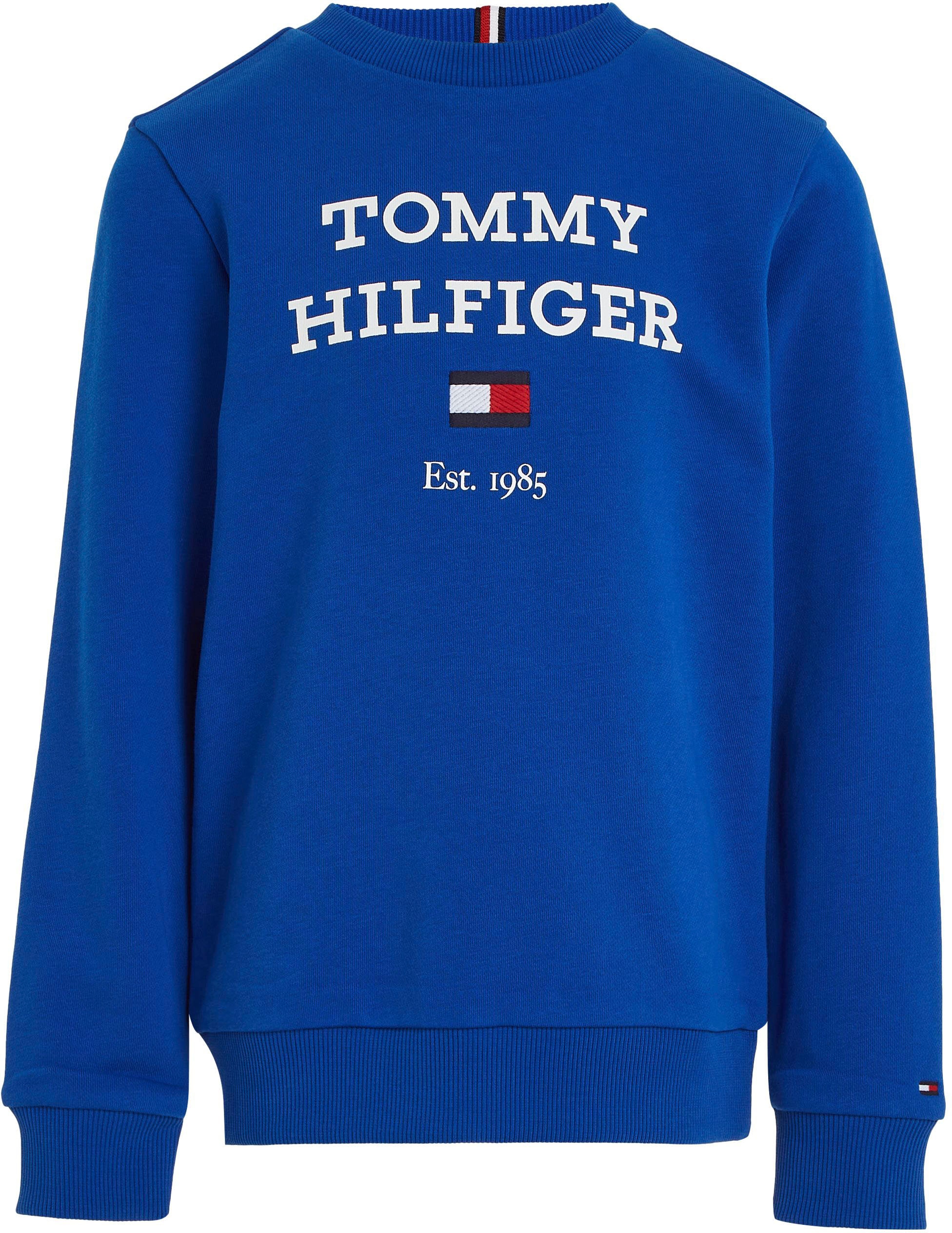 online Logo »TH | Sweatshirt Hilfiger bestellen Tommy großem BAUR LOGO SWEATSHIRT«, mit