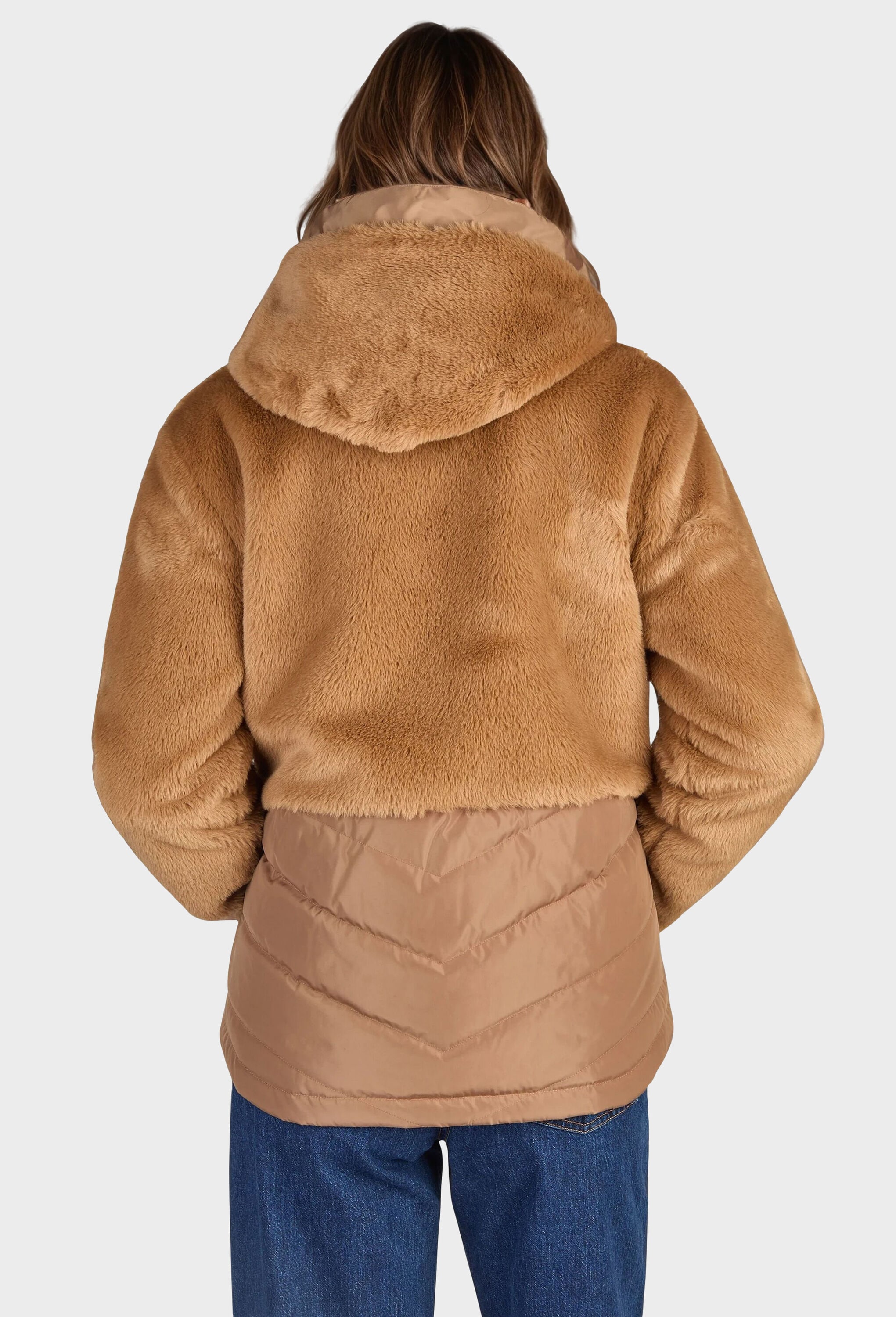 NAVIGAZIONE Sweatjacke »NAVIGAZIONE Jacke« Materialmix