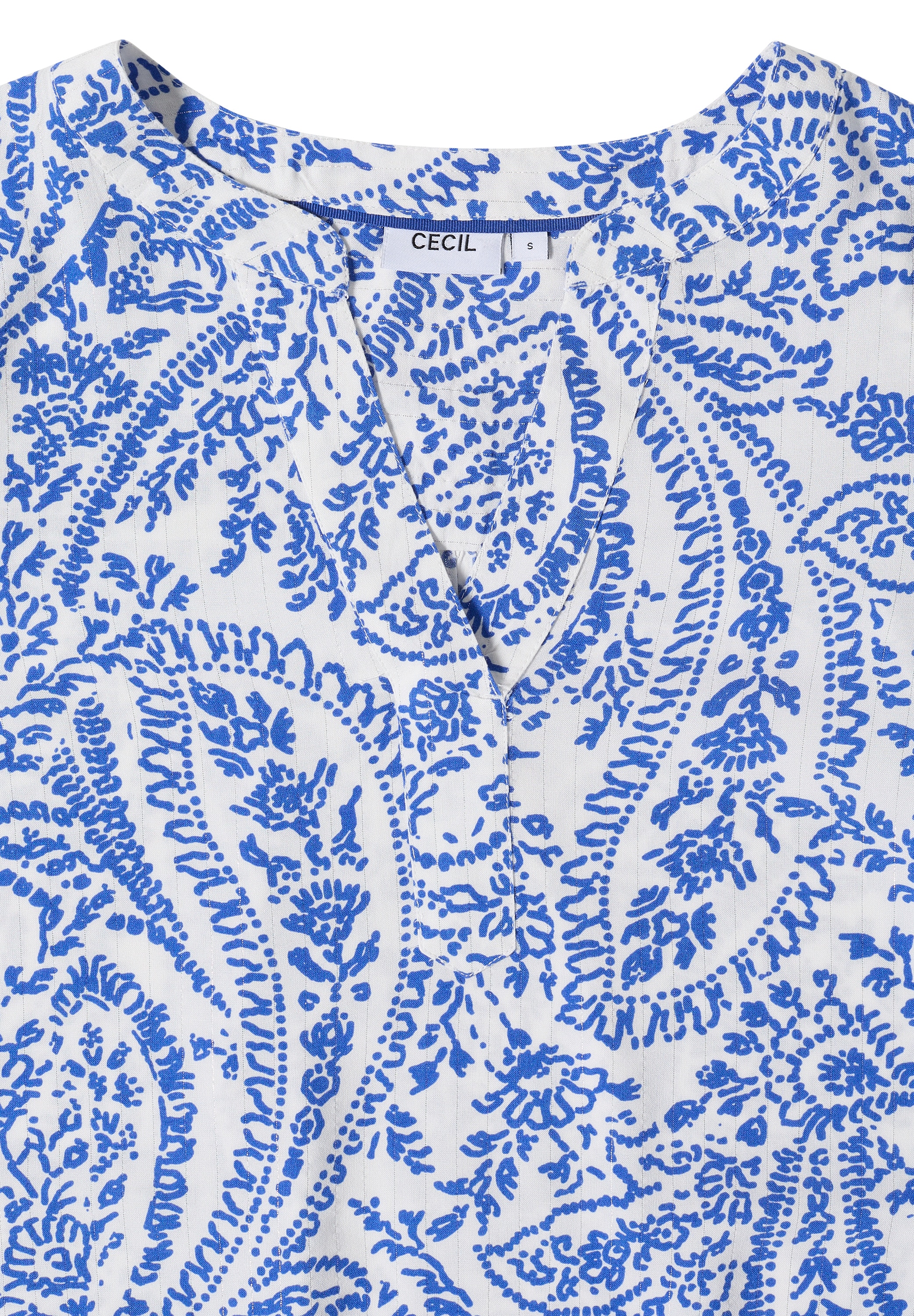 Cecil Klassische Bluse mit Glitzer-Details