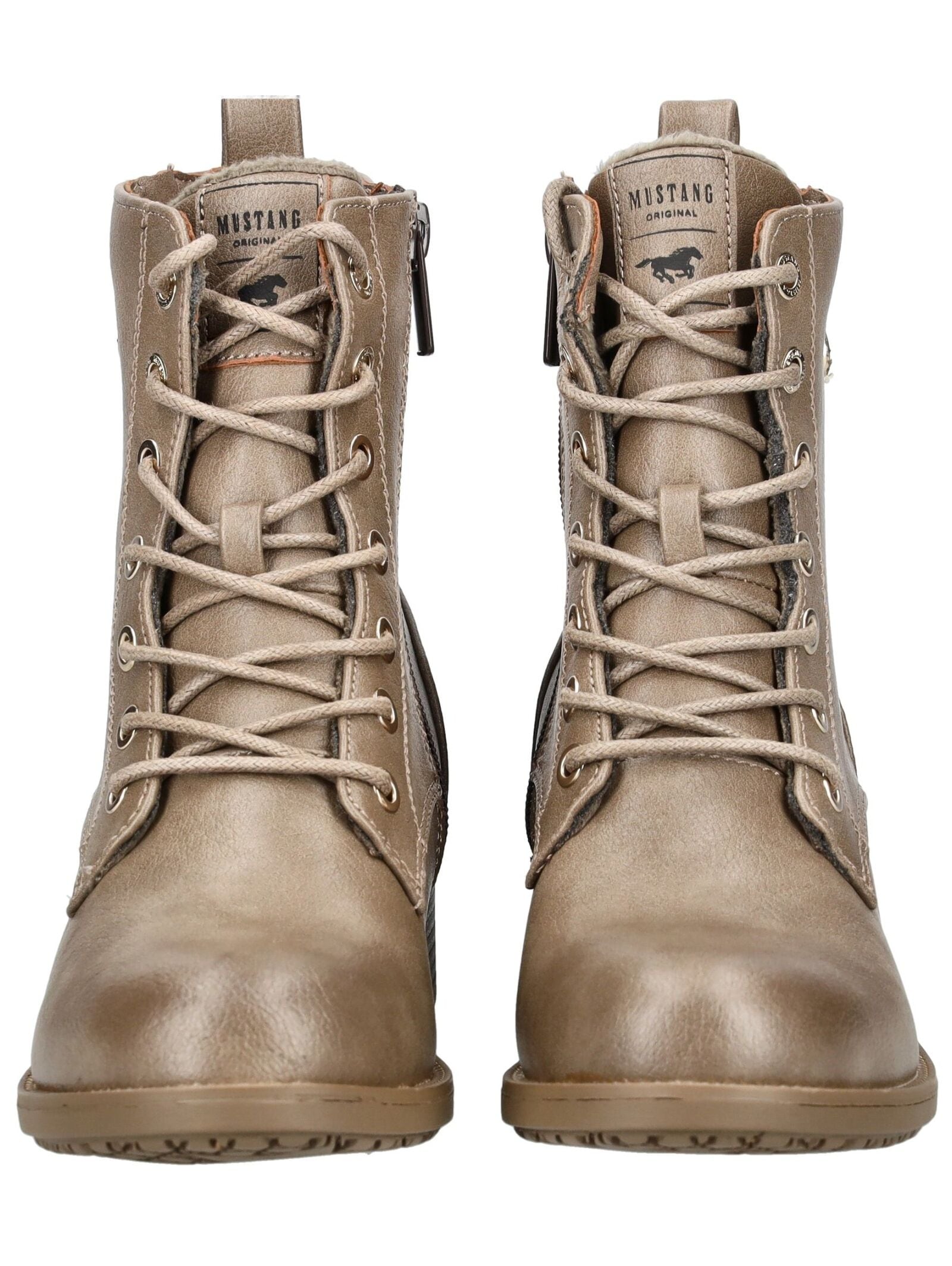 Mustang Shoes Schnürstiefelette »Mustang Shoes Stiefelette Lederimitat«