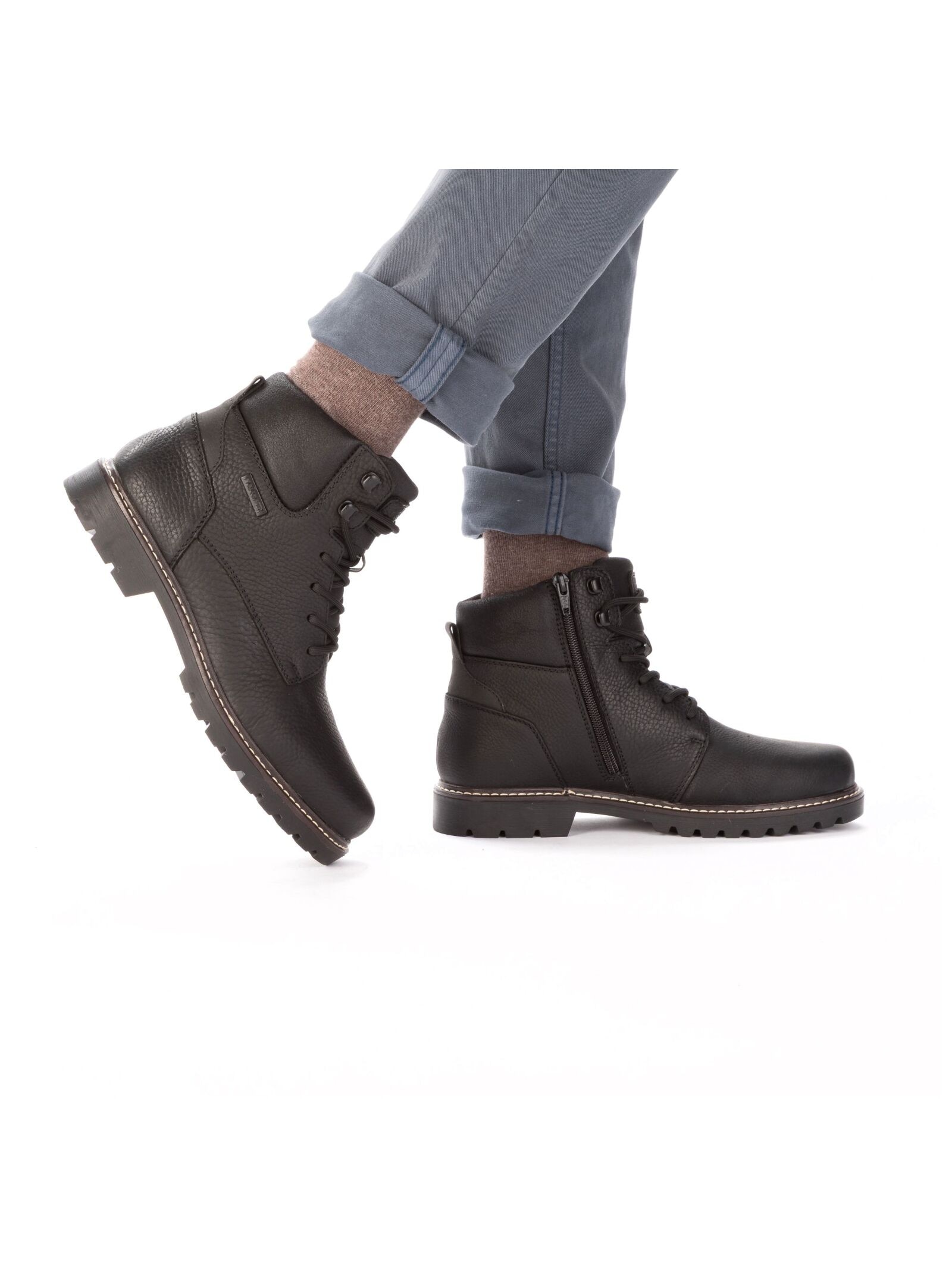 Rieker Schnürstiefelette »Rieker Stiefelette Glattleder«
