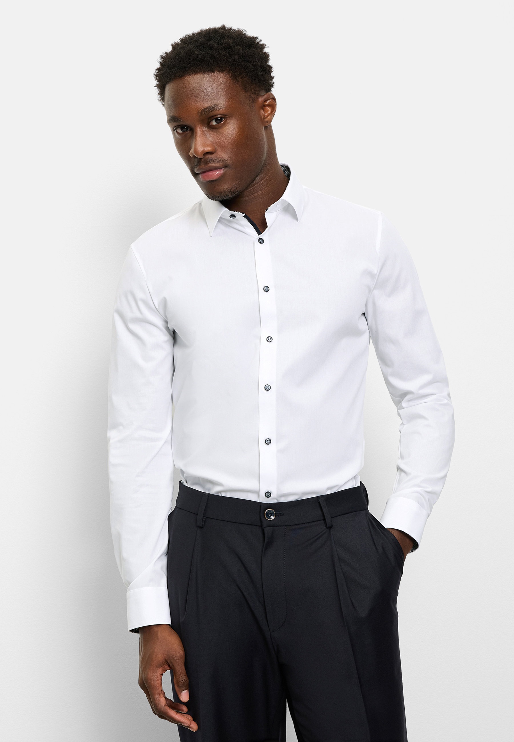 OLYMP Businesshemd "OLYMP No. Six, Super Slim, Urban Kent mit extra langem Arm"