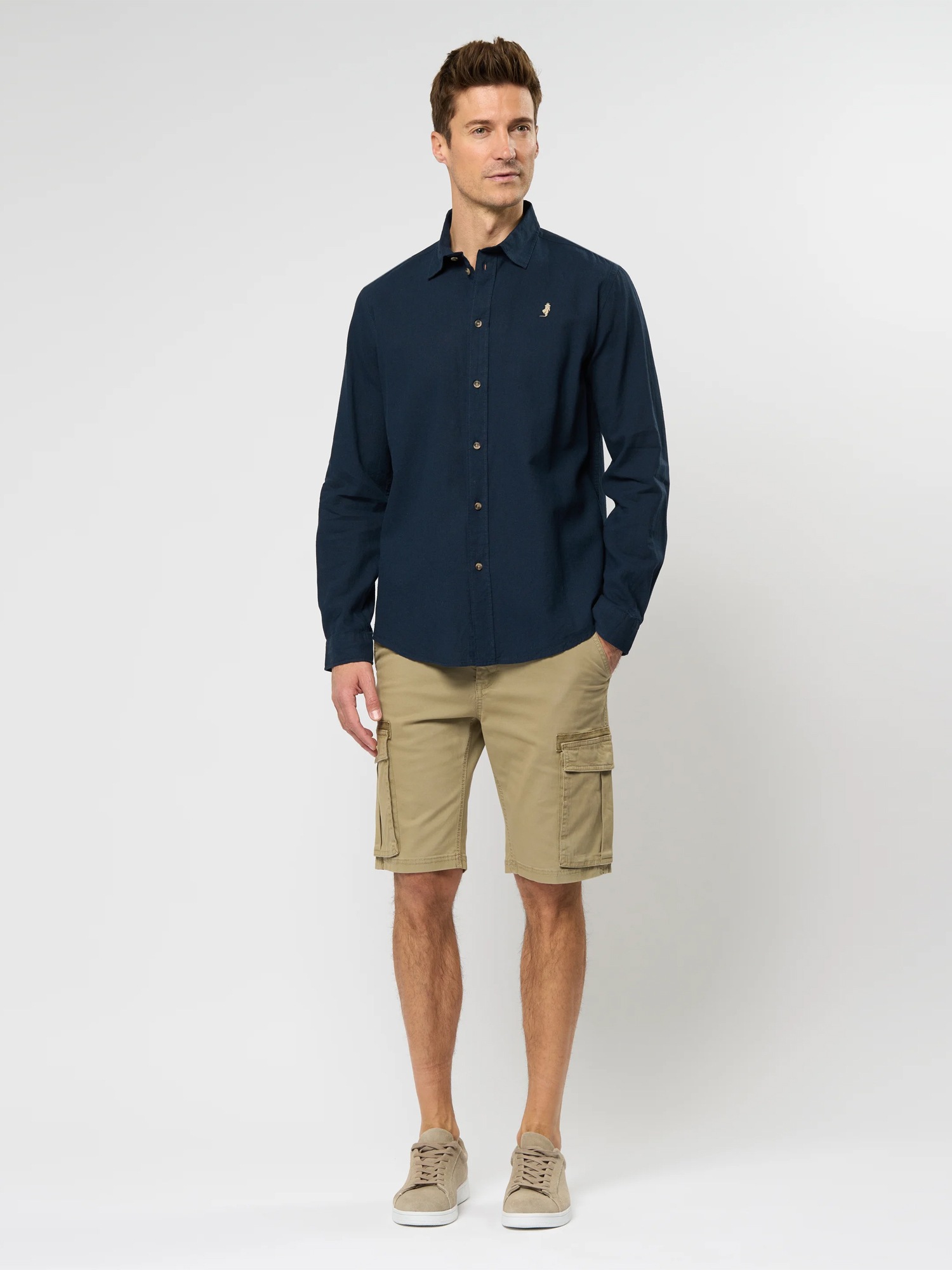 MCS Langarmhemd »MCS shirt Grand Prairie«