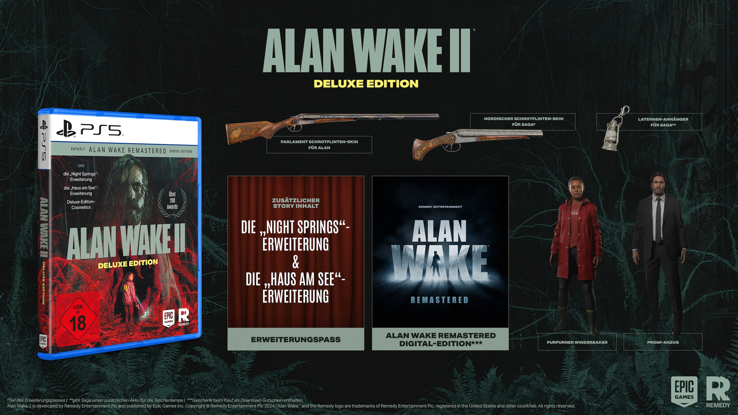 Spielesoftware »Alan Wake 2 Deluxe Edition«, PlayStation 5