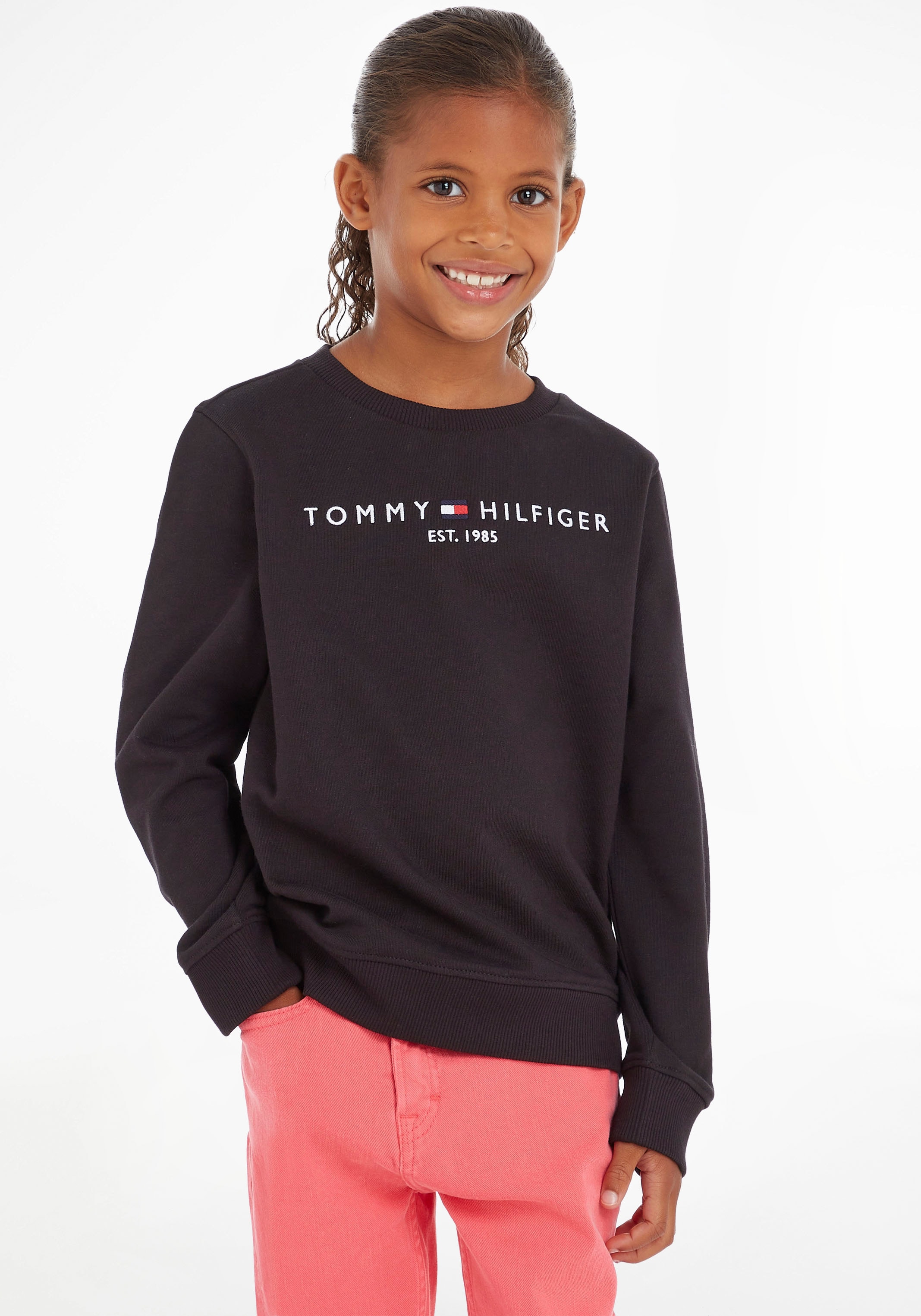 BAUR für »ESSENTIAL | Sweatshirt Hilfiger online Tommy SWEATSHIRT«, Jungen bestellen Mädchen und