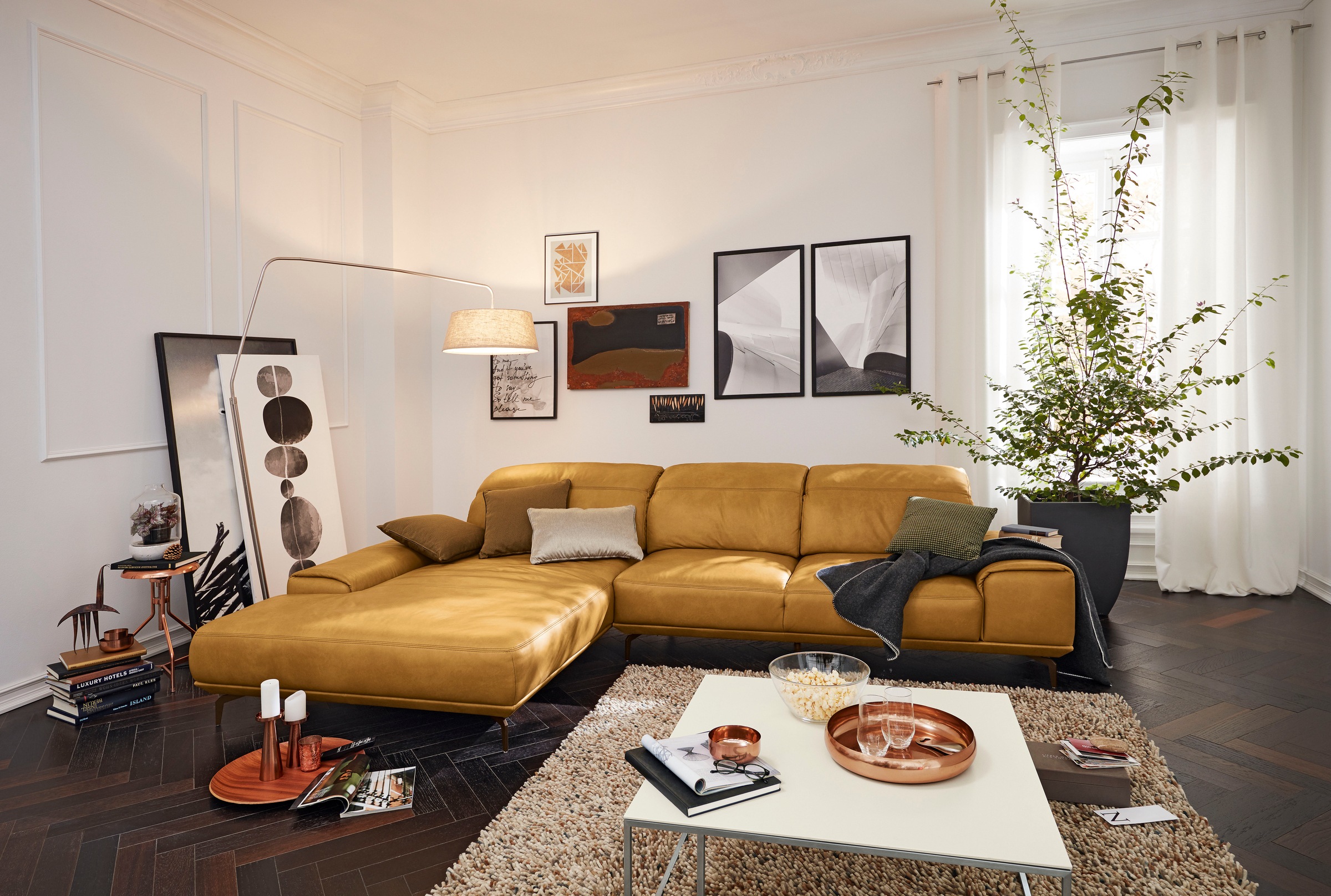 Musterring Wohnlandschaft "MR 2490 Ecksofa mit erstklassigem Sitzkomfort, L günstig online kaufen