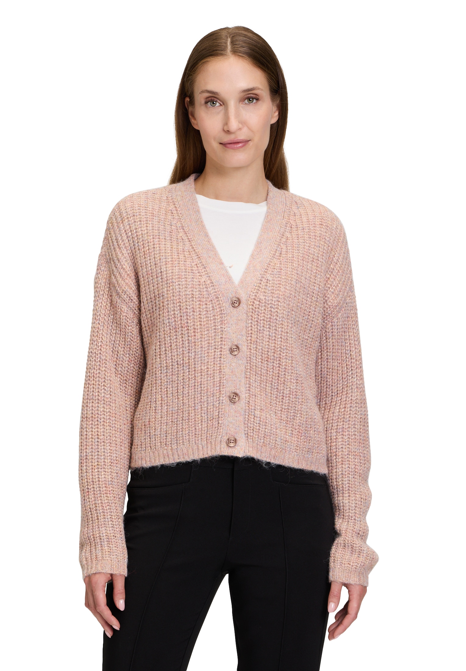 Cartoon Strickjacke "Cartoon Damen Strick-Cardigan mit V-Ausschnitt", Struk günstig online kaufen