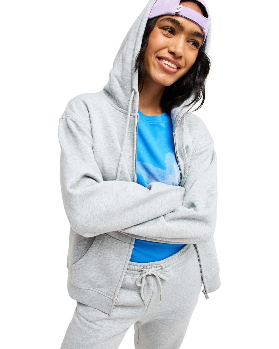 Roxy Hoodie "Surf Stoked Zipped Brushed"