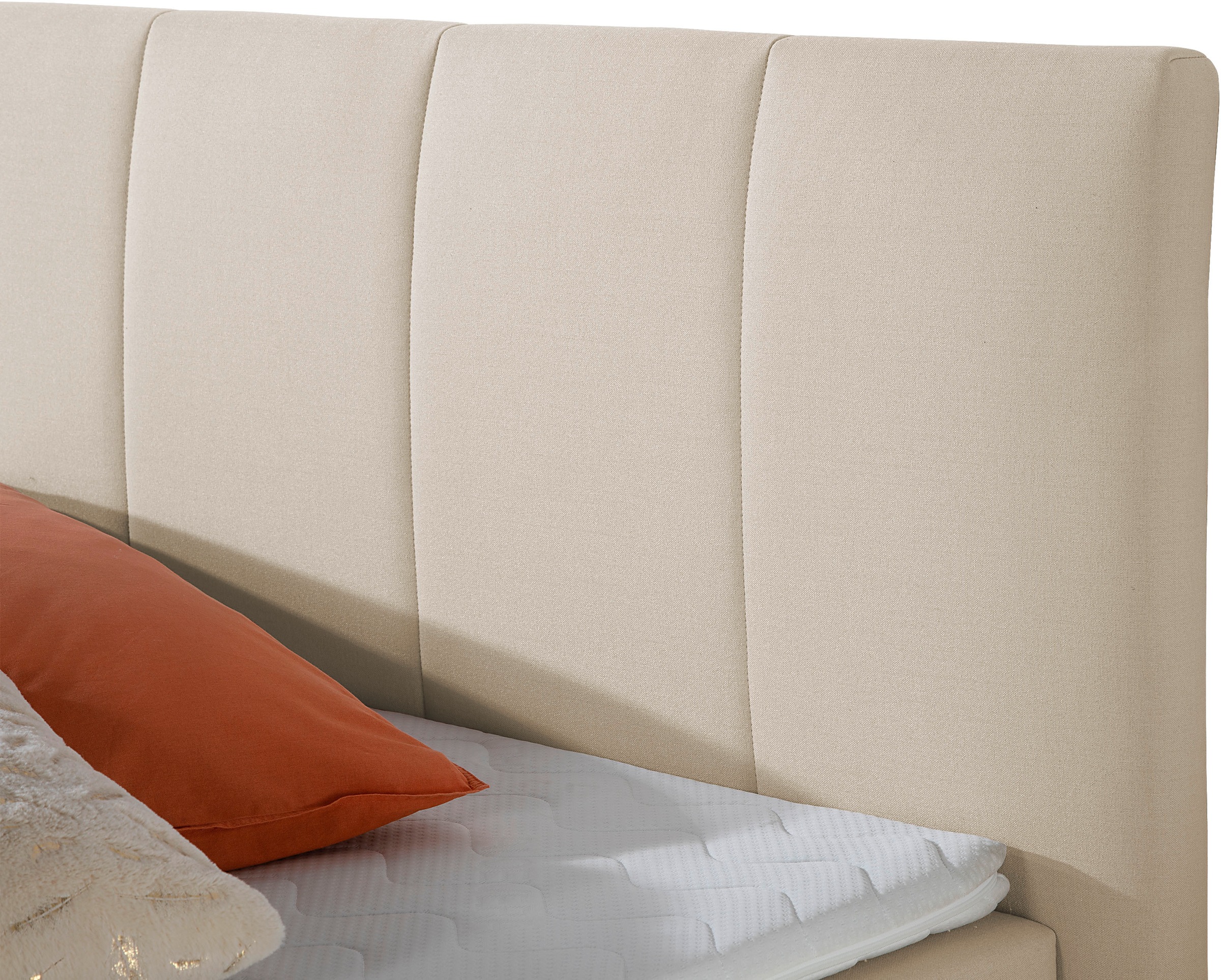 Home affaire Boxbett »Hanelore inkl. Bettkasten und Topper« Boxbett mit Bettkasten und Fußteil, inkl. Topper