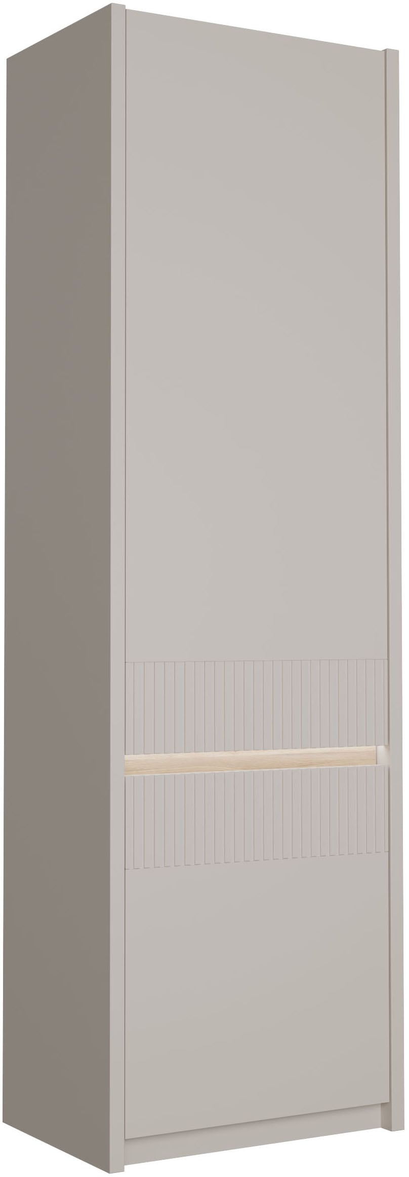 FORTE Drehtürenschrank "Oak Squere" B/H/T 60,6/197,4/41,7 cm/ Softclose, inklusive Beleuchtung