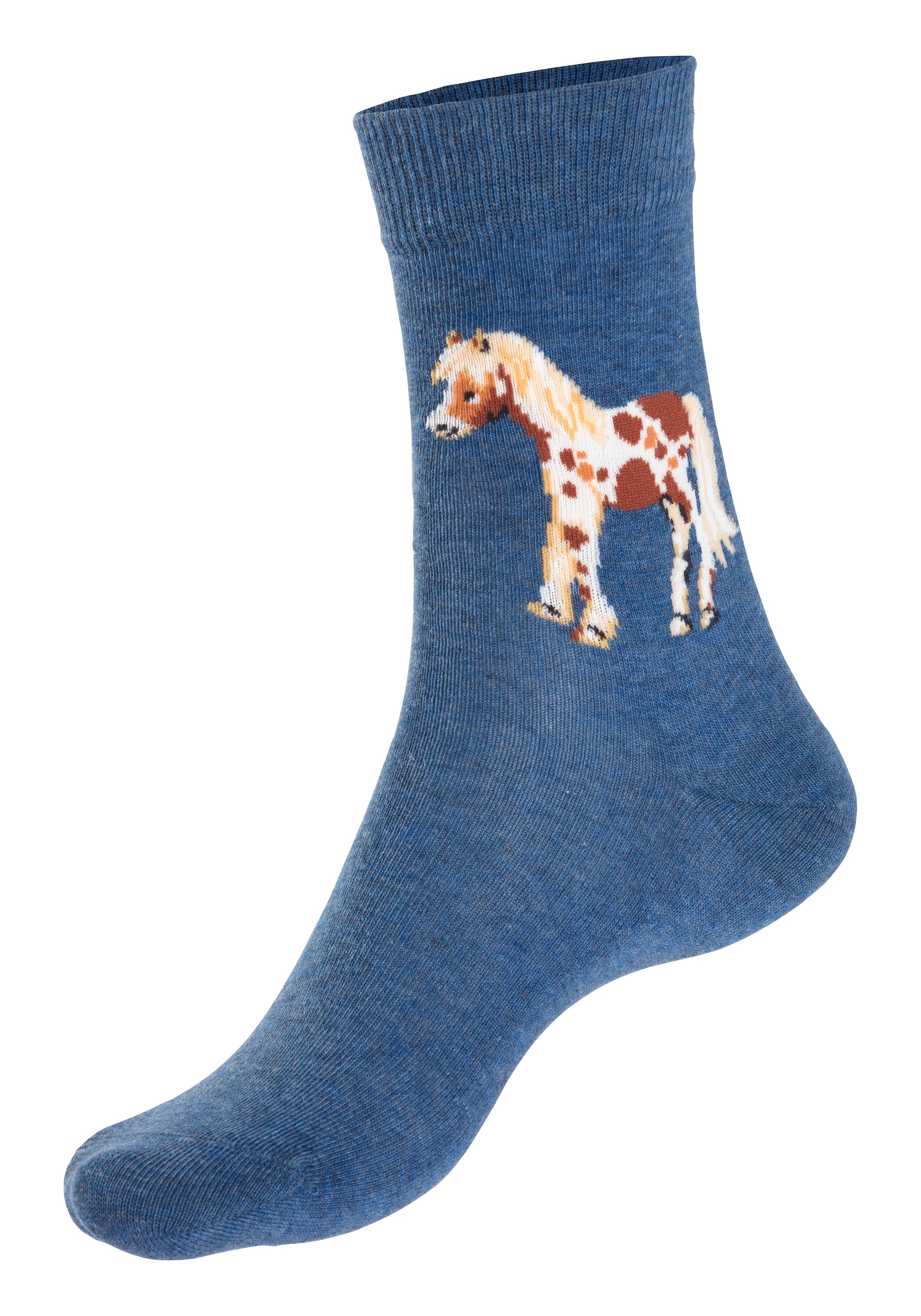 BAUR bestellen online Socken, | Pferdemotiven Paar), H.I.S Mit unterschiedlichen (5