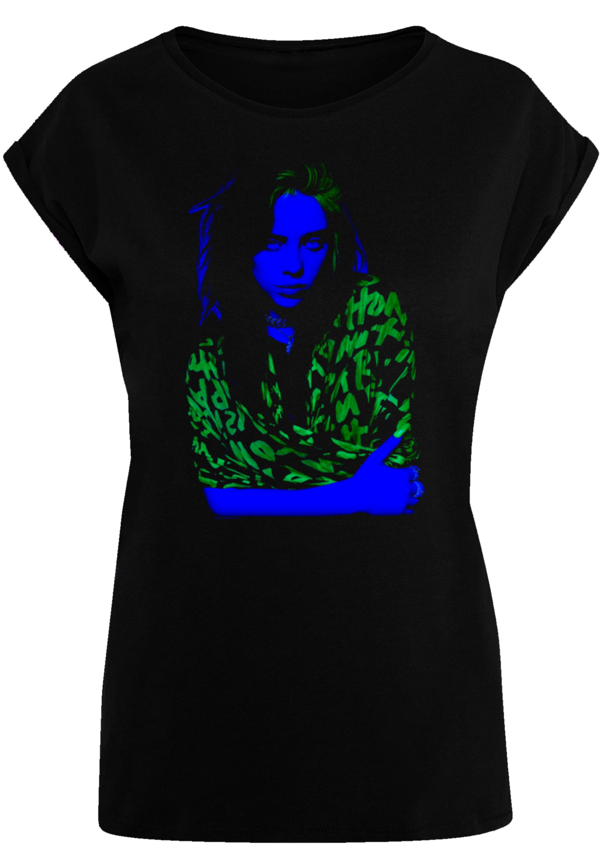 F4NT4STIC T-Shirt »Billie Eilish Neon Backlit«, Premium Qualität