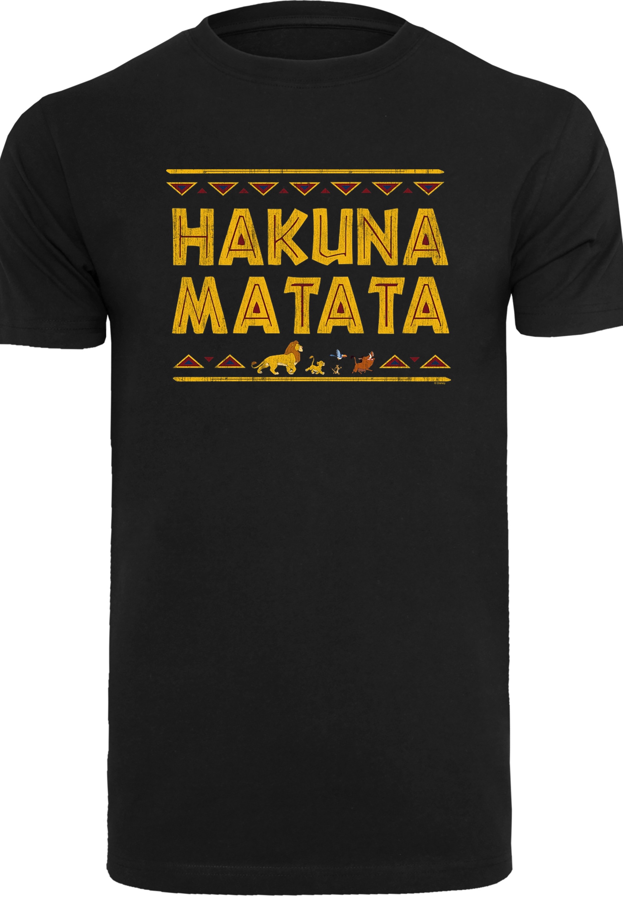 F4NT4STIC T-Shirt »Disney König der Löwen Hakuna Matata«, Herren,Premium Merch,Regular-Fit,Basic,Bedruckt
