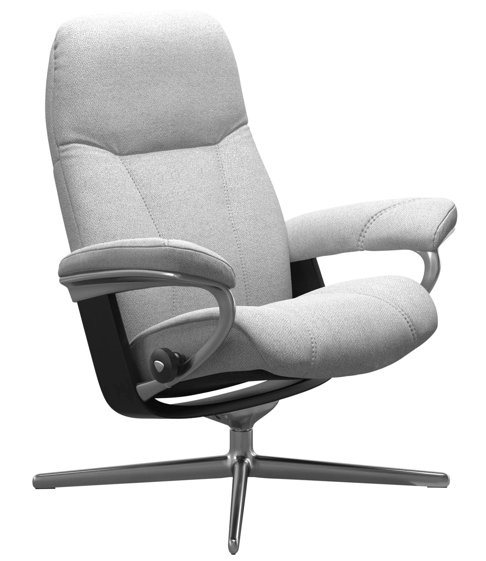 Stressless® Relaxsessel »Consul«, mit Cross Base, Größe S, M & L, Holzakzent Schwarz