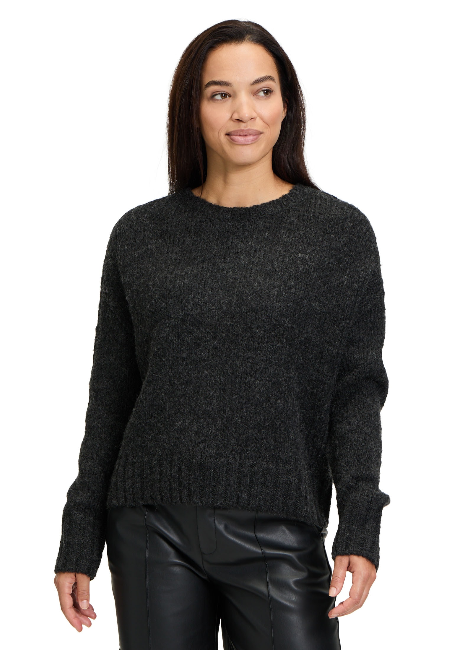 Cartoon Strickpullover "Damen Basic-Pullover mit Rundhalsausschnitt" 1 Stk. günstig online kaufen