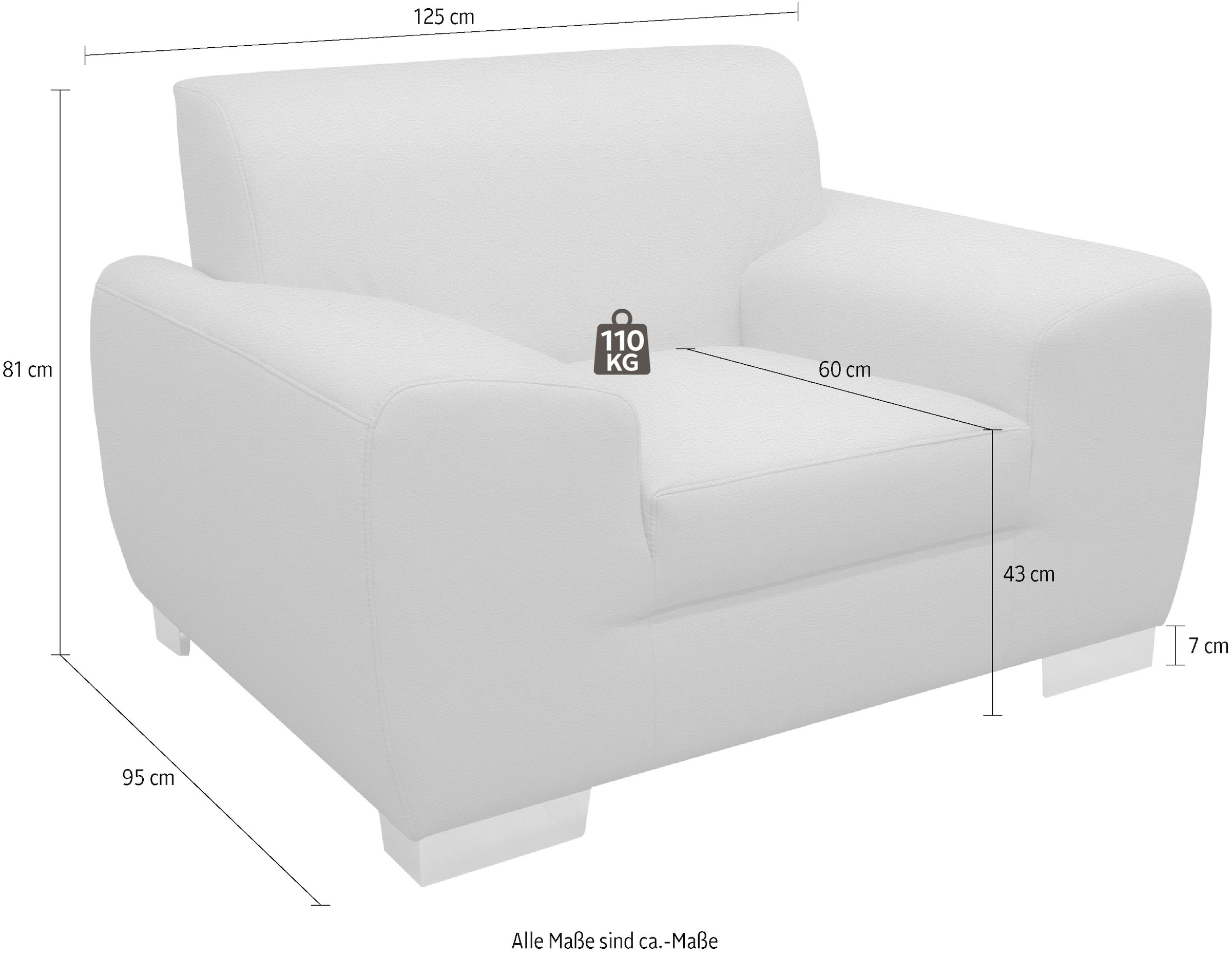DOMO collection Sessel »Ricardo«