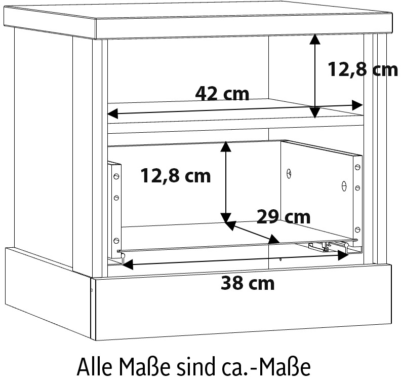 FORTE Nachtkommode