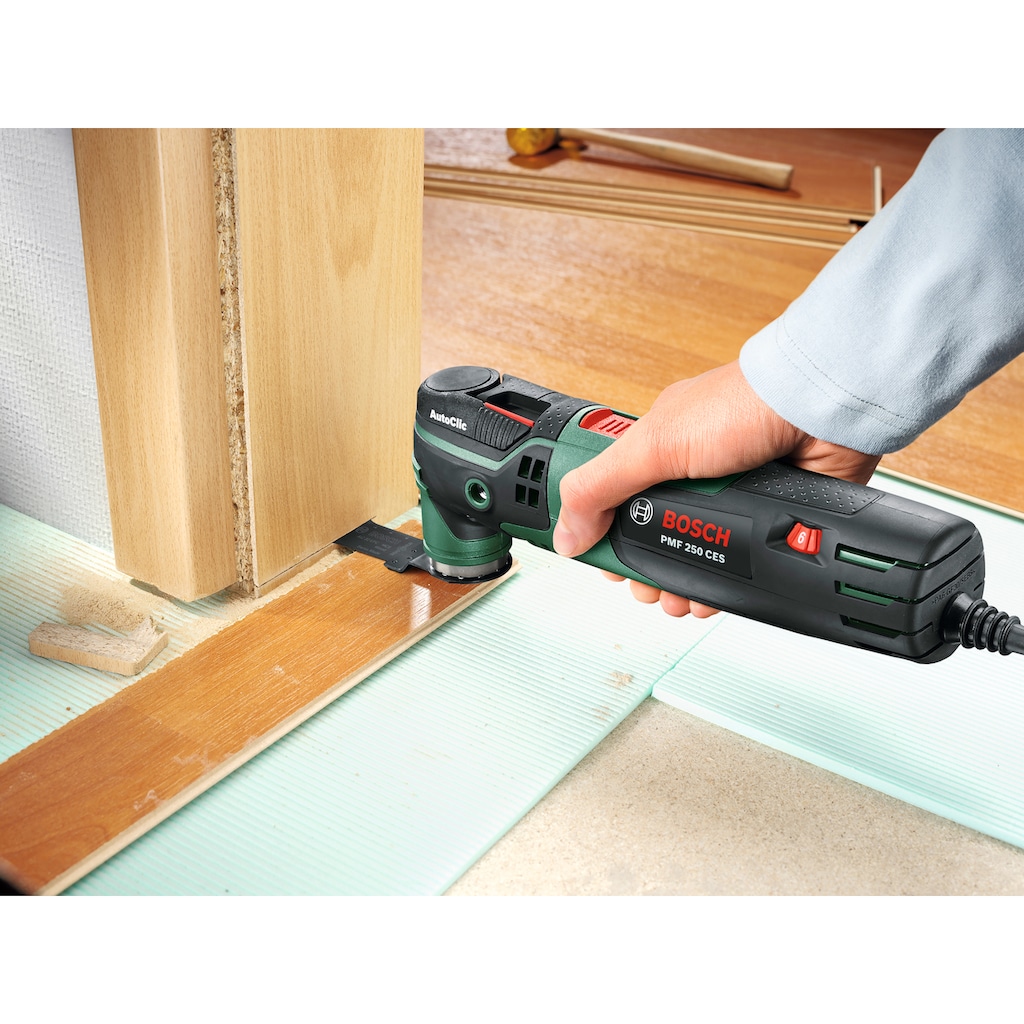 Bosch Home & Garden Elektro-Multifunktionswerkzeug »PMF 250 CES«, (Set)