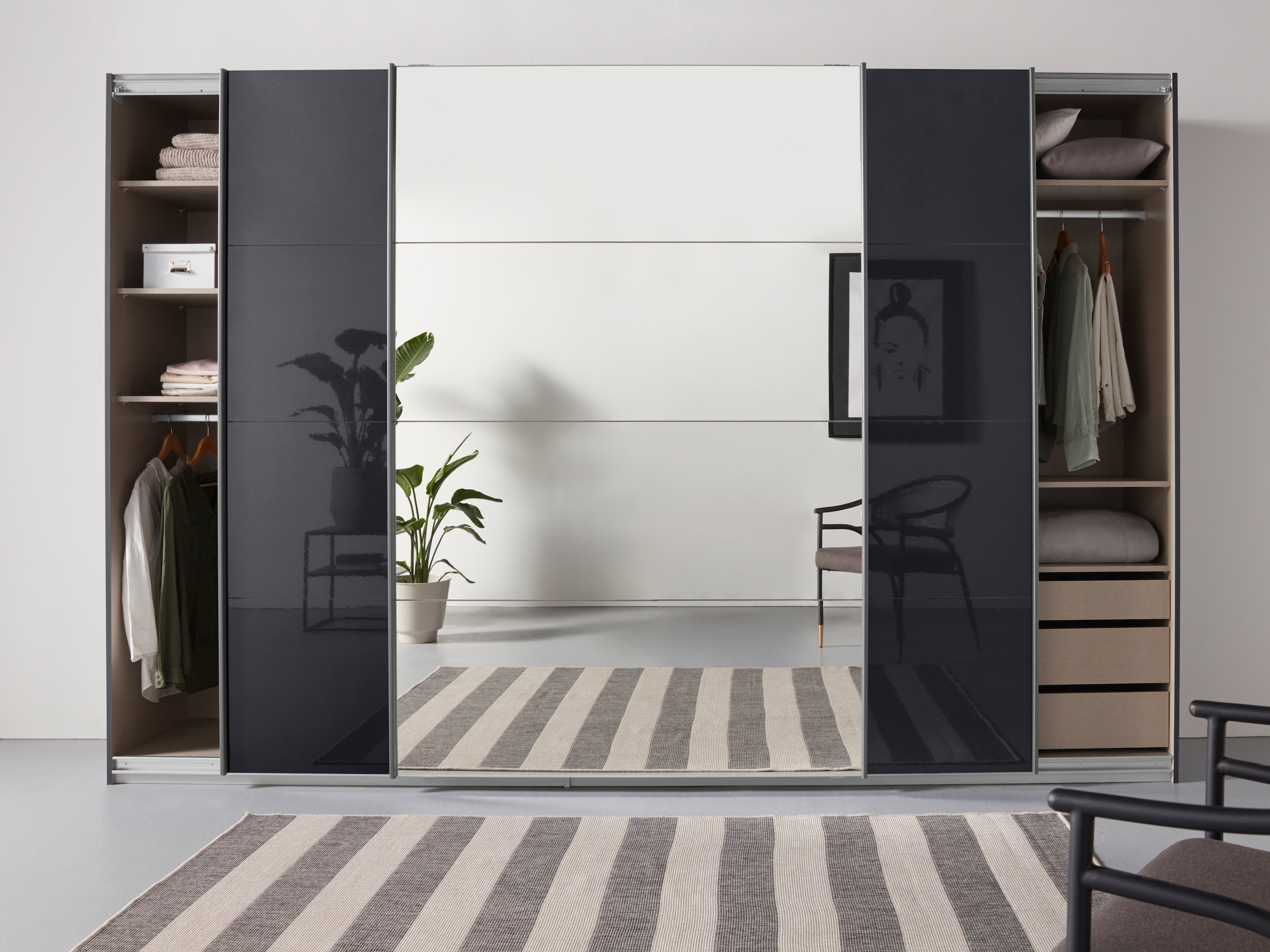 rauch Schwebetürenschrank "Kleiderschrank Schrank Garderobe TOPSELLER OTELI günstig online kaufen