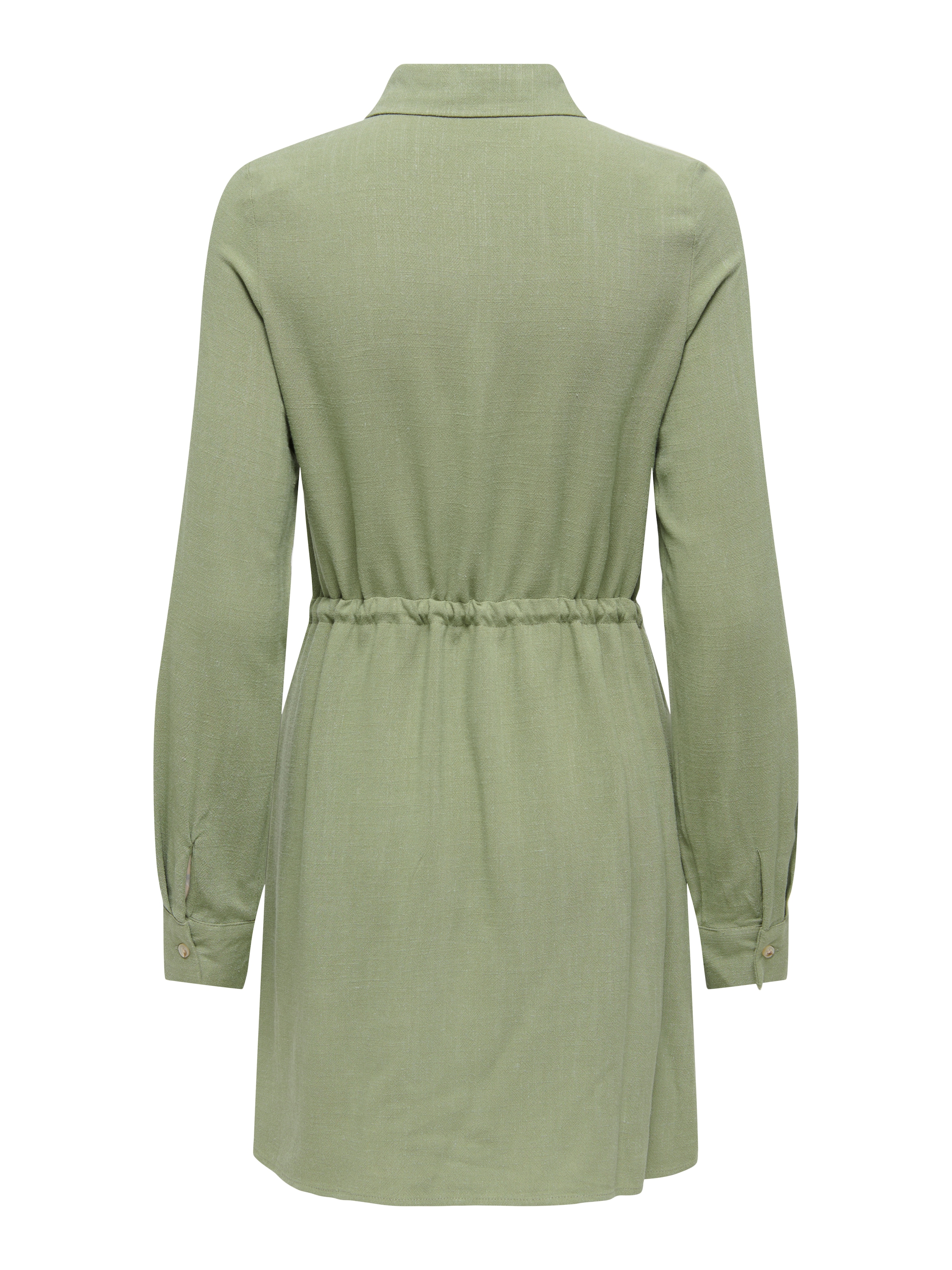ONLY Blusenkleid »ONLSIESTA L/S LINEN BL SHIRT DRESS PNT« Viskosemischung, regular fit, mit Leinen