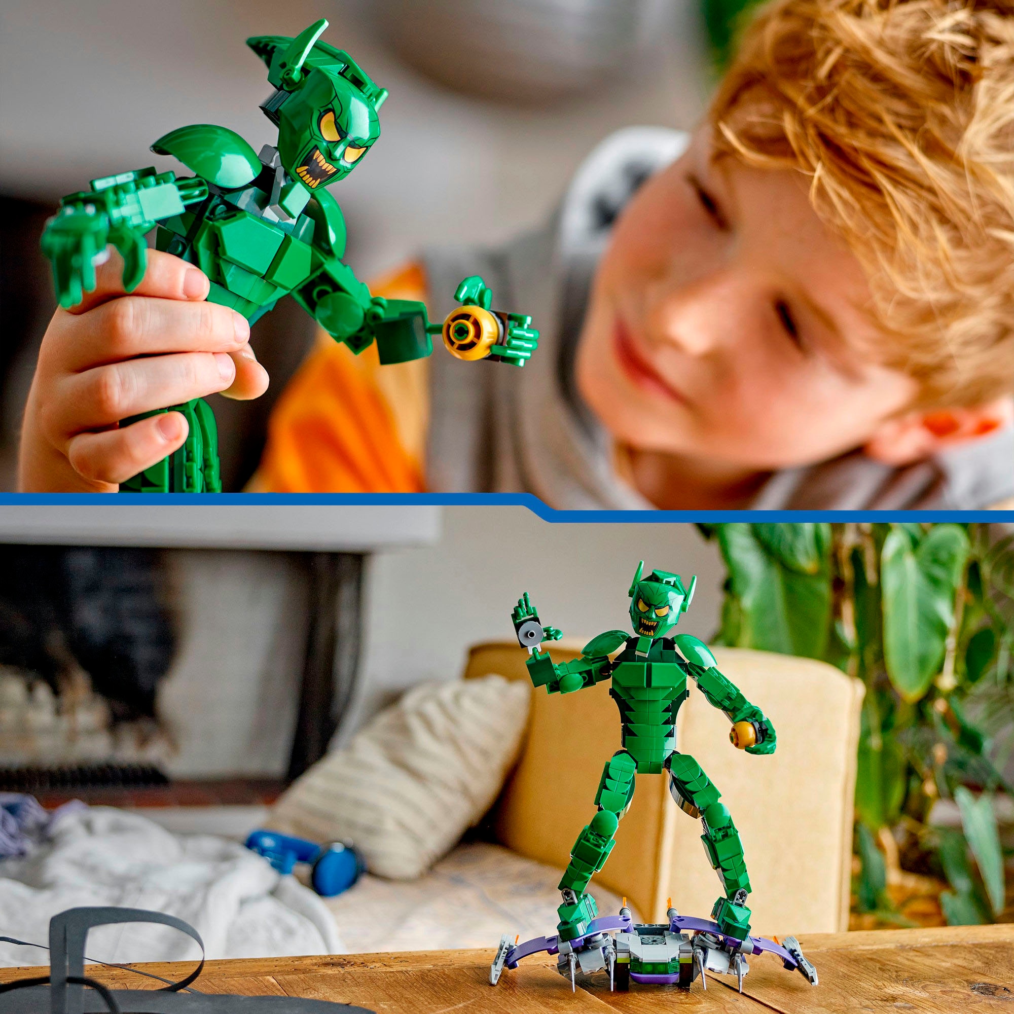 LEGO® Konstruktionsspielsteine »Green Goblin Baufigur (76284), LEGO Super Heroes«, (471 St.), Made in Europe