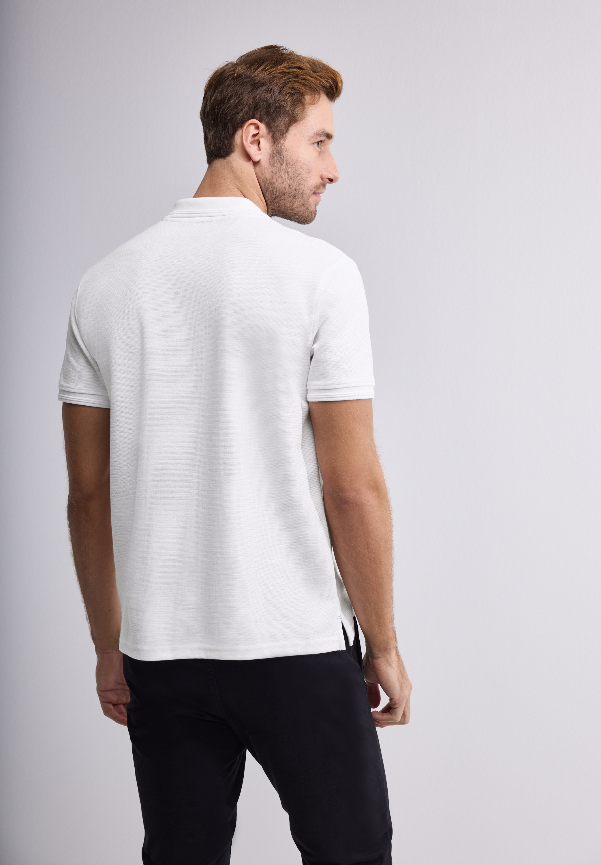 STREET ONE MEN Poloshirt, im soften Baumwoll-Mix günstig online kaufen